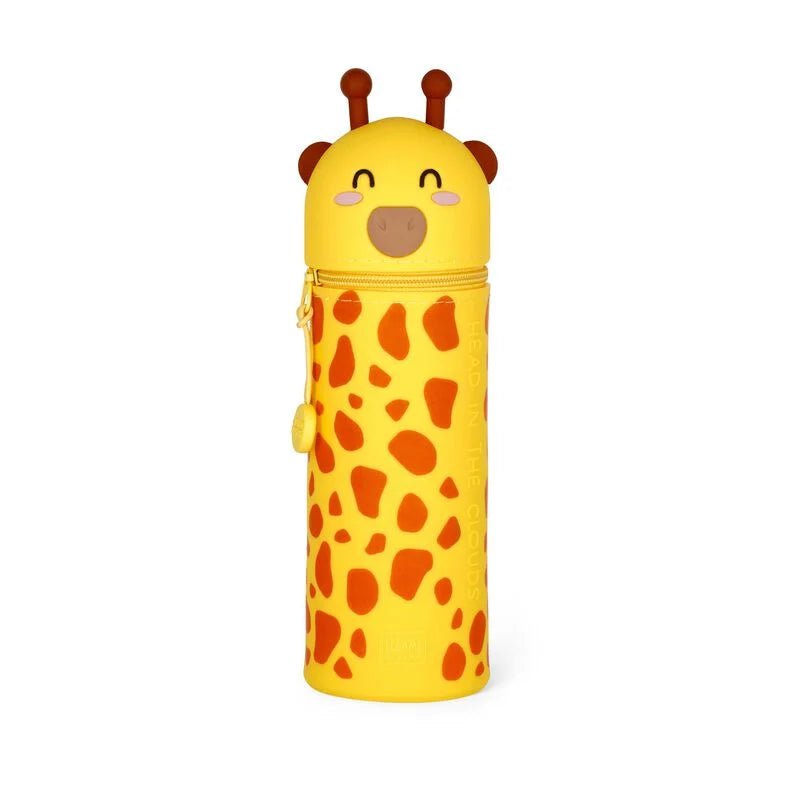 2 - in - 1 - Federmäppchen aus Silikon - Giraffe Legami - malmichmunt.com