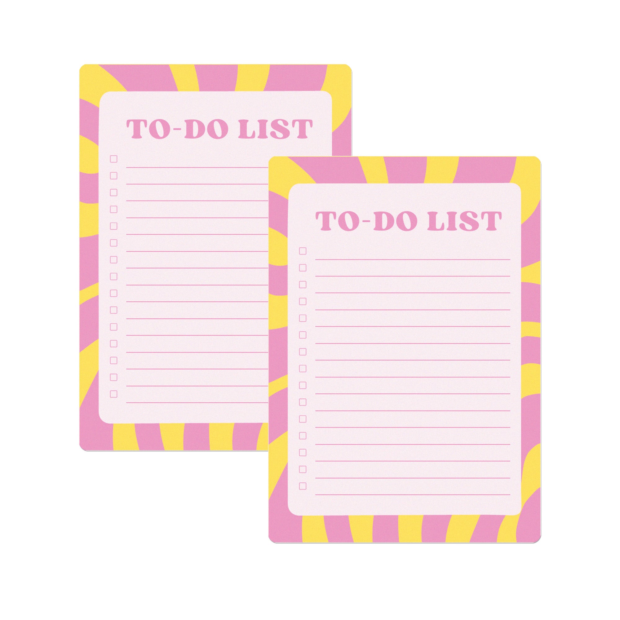 2 Notizblöcke To - Do List - Pink Jeka - malmichmunt.com