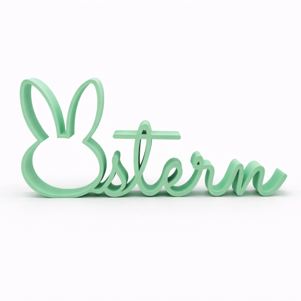 3D - Drucker Schriftzug „Ostern“ – mint Jeka - malmichmunt.com