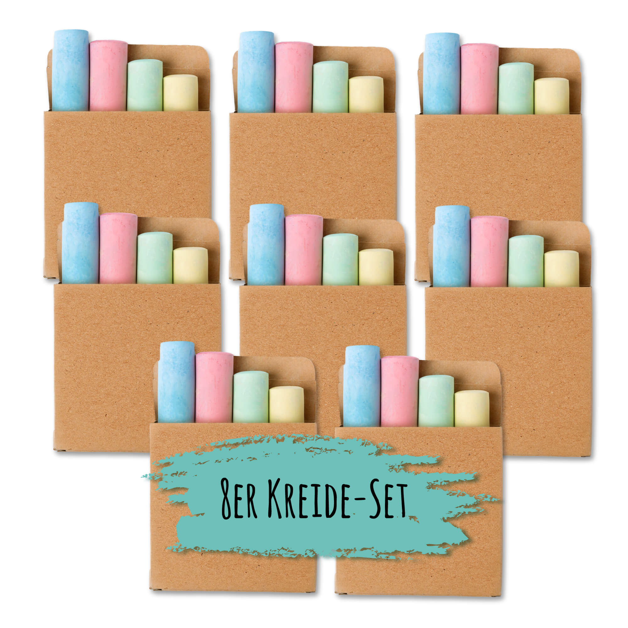 8er Set Malkreide Jeka - malmichmunt.com