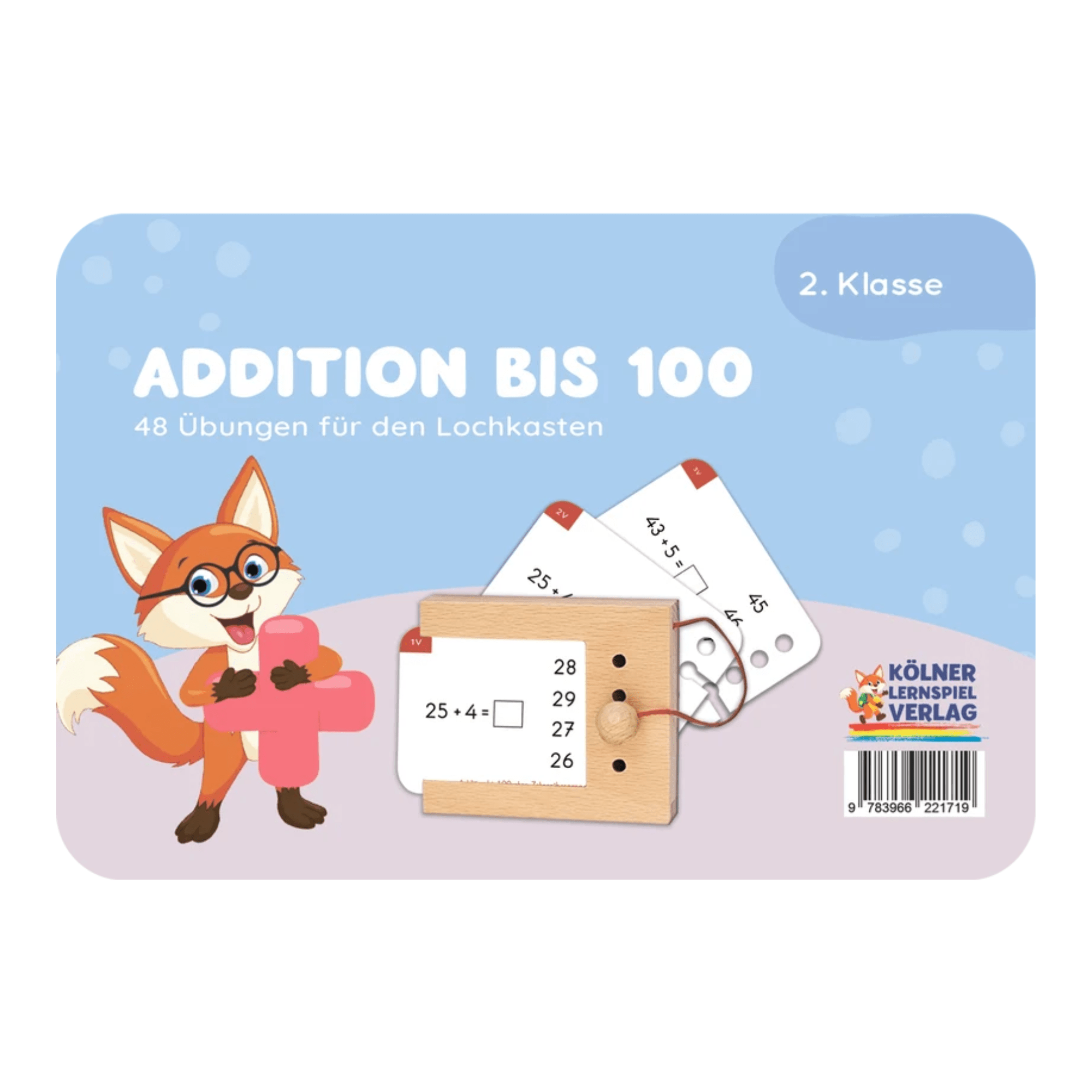 Addition bis 100 - Übungen für den Lochkasten Lernspielverlag - malmichmunt.com