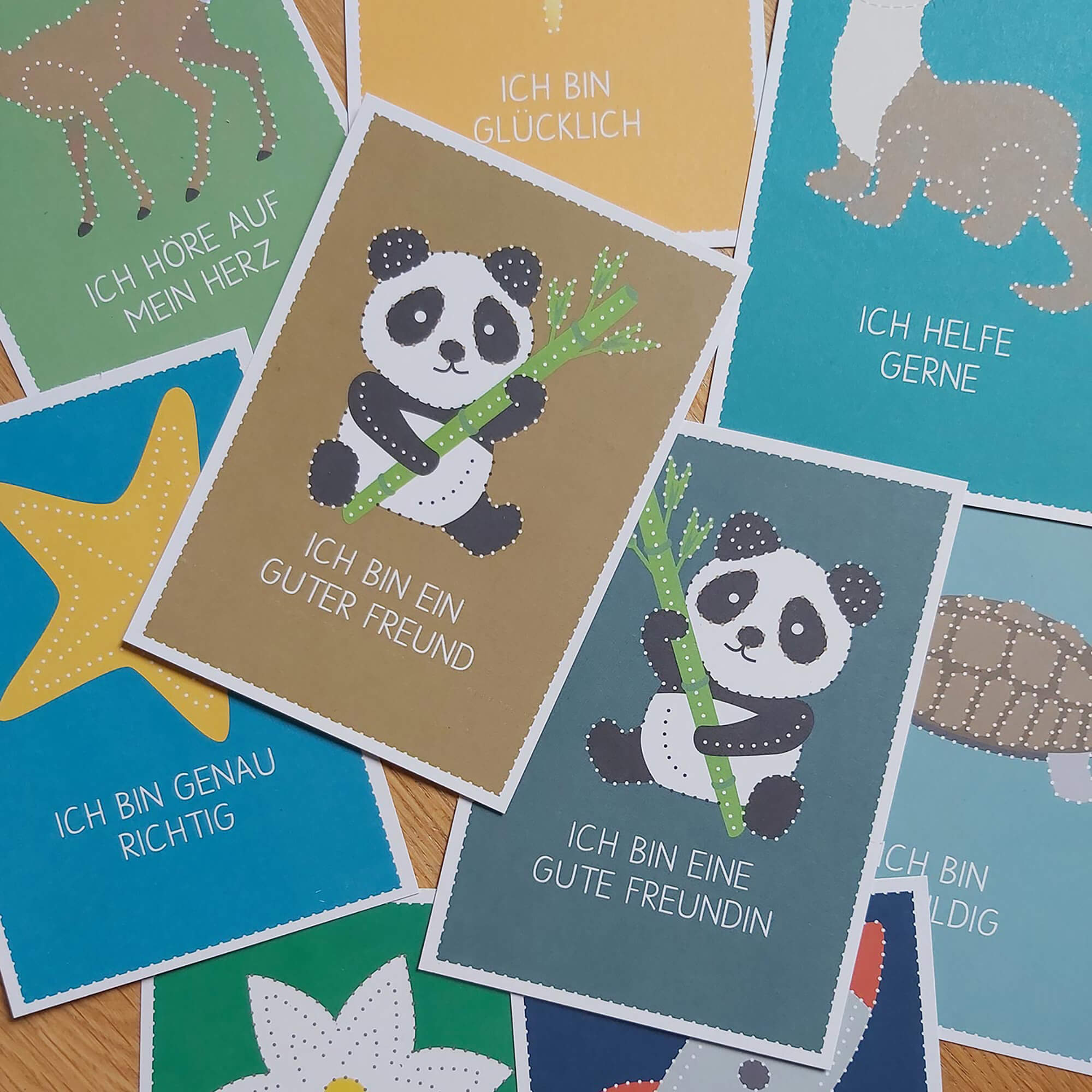 Affirmationskarten Prickelvorlagen 24+1 Familienmomente - malmichmunt.com