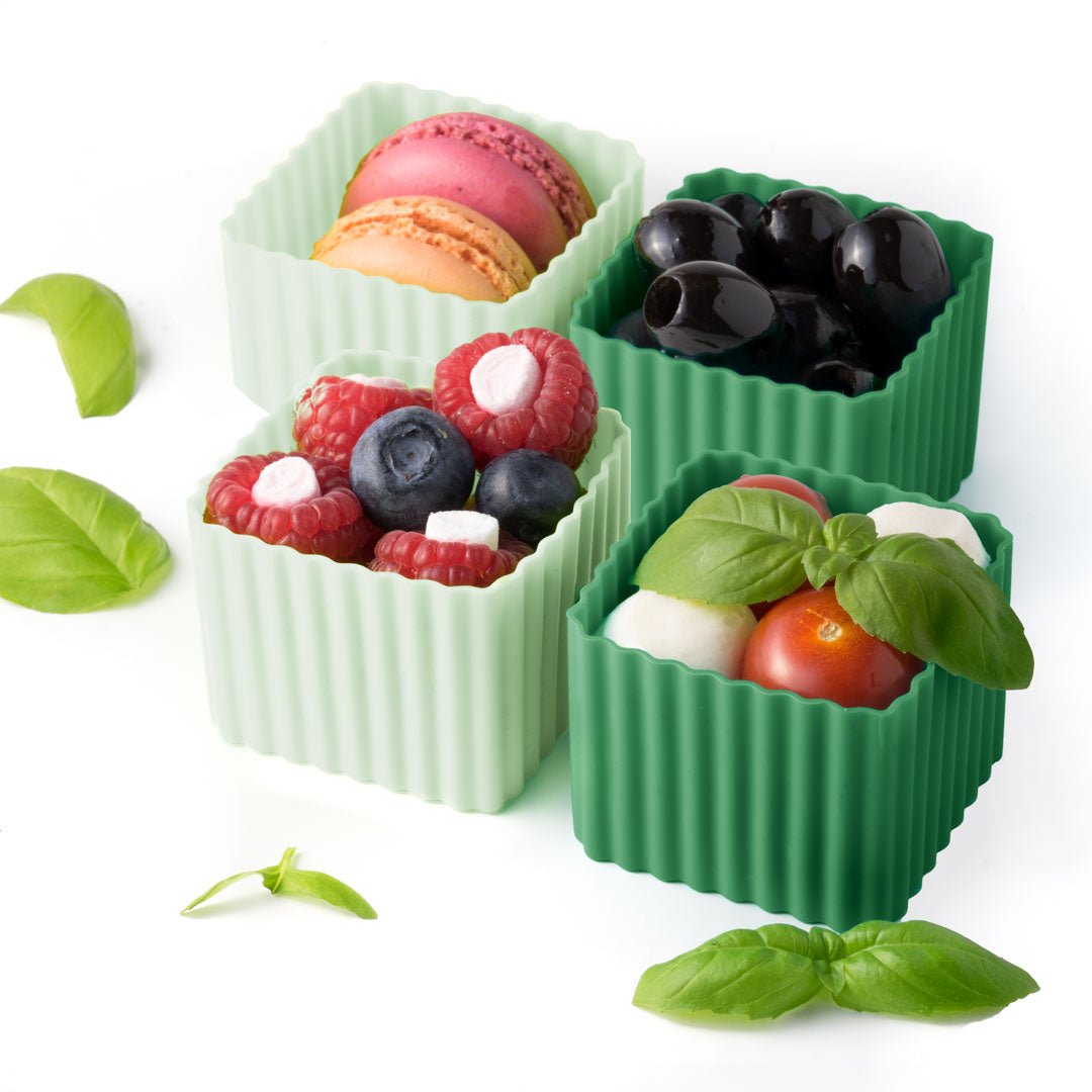 Bento Förmchen, 4er Set - LEKKABOX Cups - Forest Lekkabox - malmichmunt.com