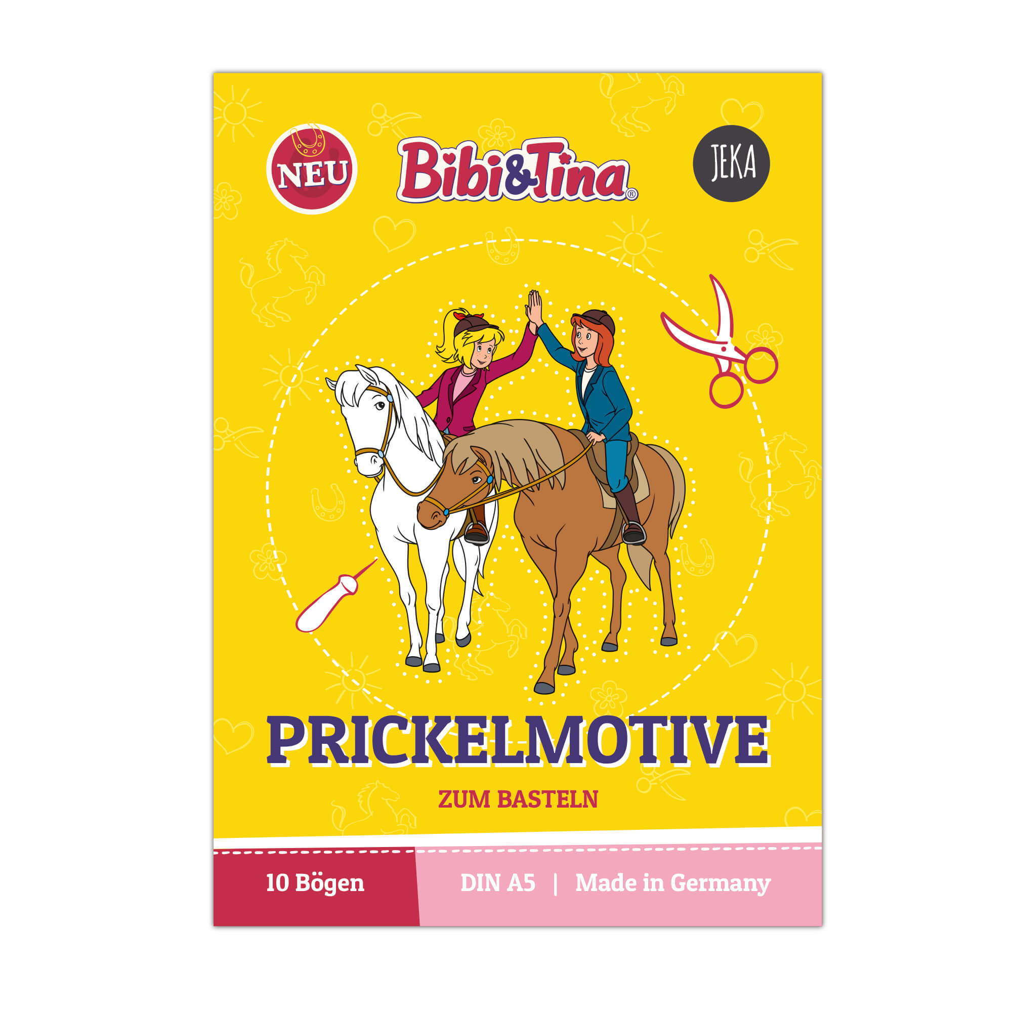 Bibi & Tina 10 Prickelmotive zum Basteln Jeka - malmichmunt.com