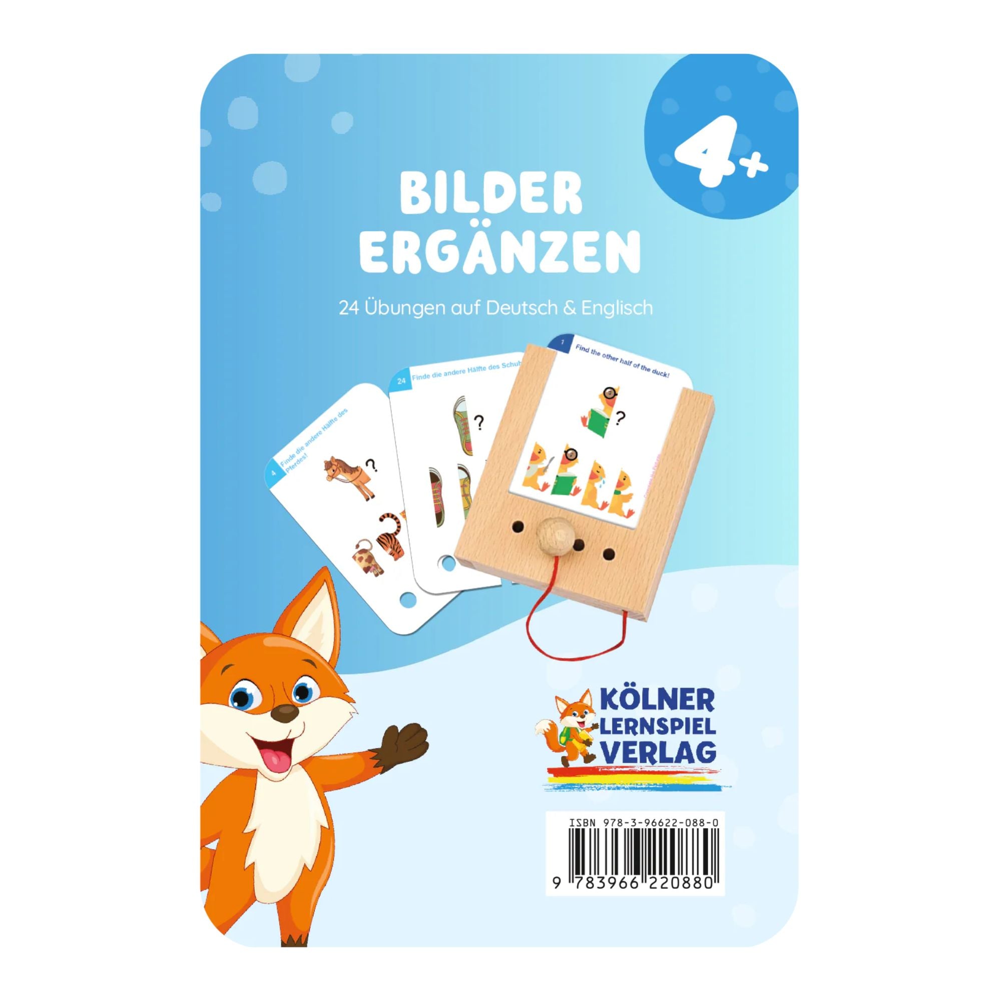 Bilder ergänzen (ab 4 Jahren) - Übungen für den Lochkasten Lernspielverlag - malmichmunt.com