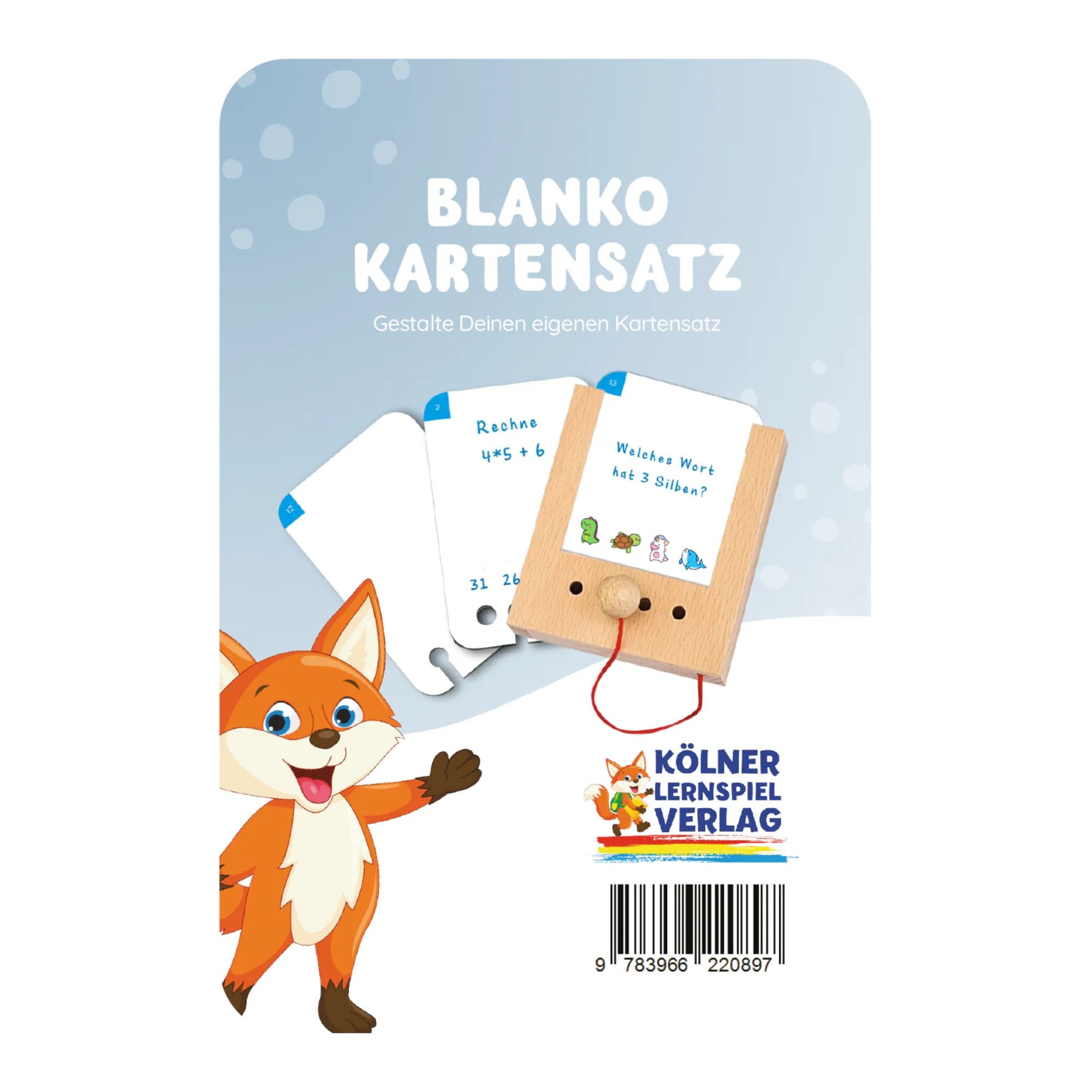 Blanko Kartensatz - Übungen für den Lochkasten Lernspielverlag - malmichmunt.com