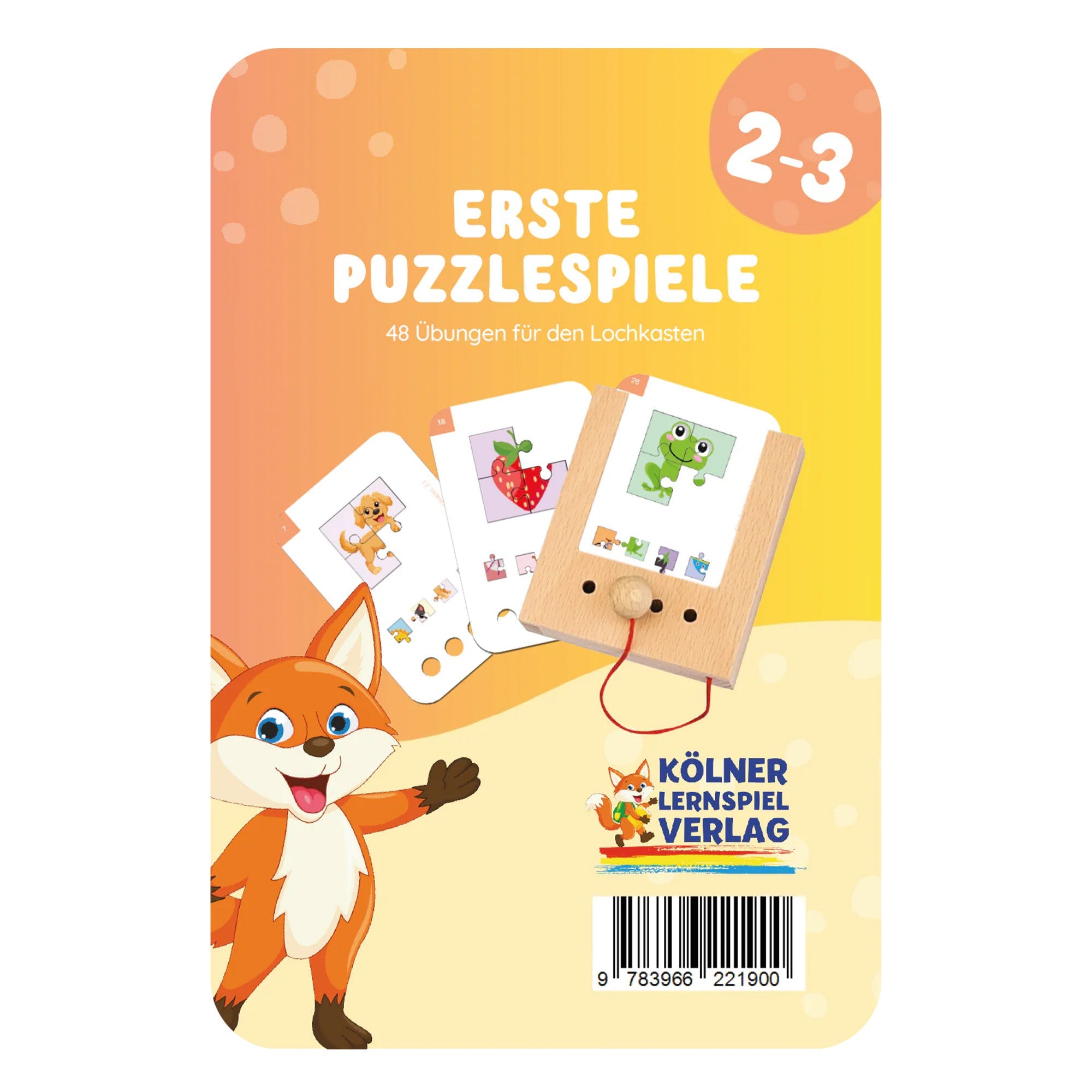 Erste Puzzlespiele 2 - 3 Jahre - Übungen für den Lochkasten Lernspielverlag - malmichmunt.com
