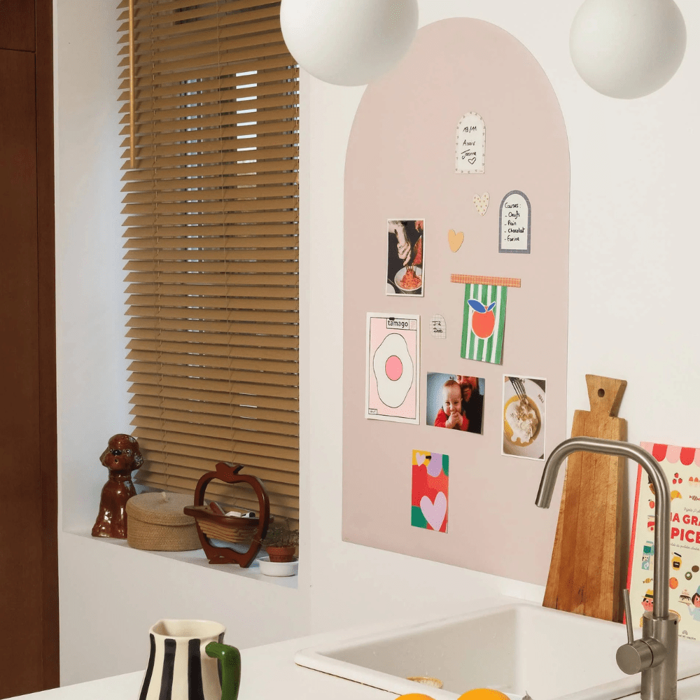 Ferflex Magnettafel Arche Beige Rosé – 100,5x58,5cm Ferflex - malmichmunt.com