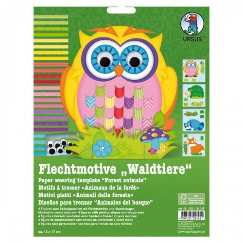 Flechtmotive Waldtiere Ursus - malmichmunt.com