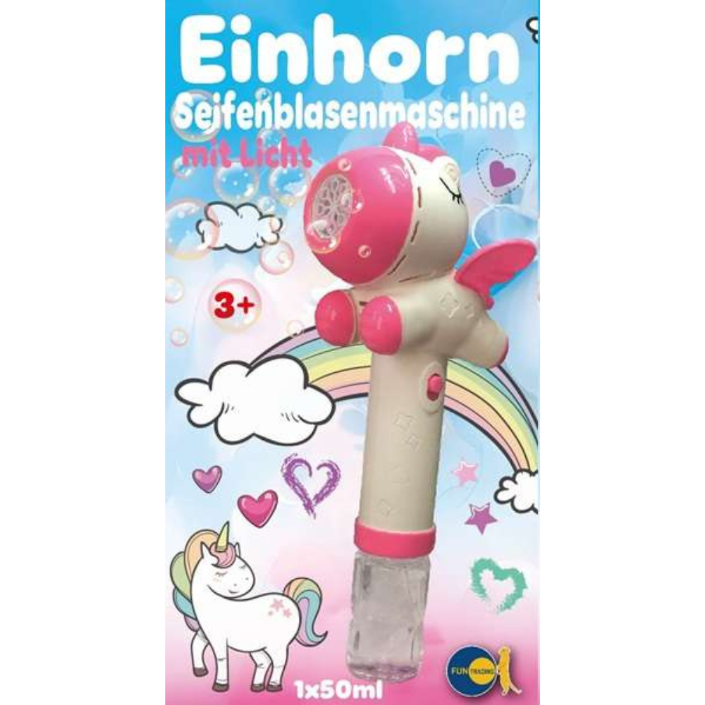 Funtrading - Seifenblasenmaschine Einhorn Pink Funtrading - malmichmunt.com