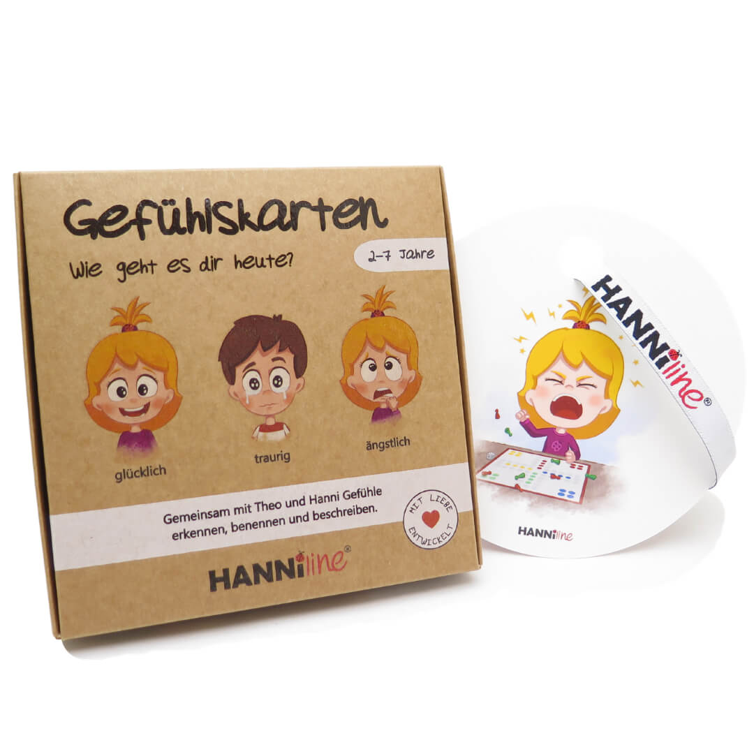 Gefühlskarten (2 - 7 Jahre) HANNIline - malmichmunt.com