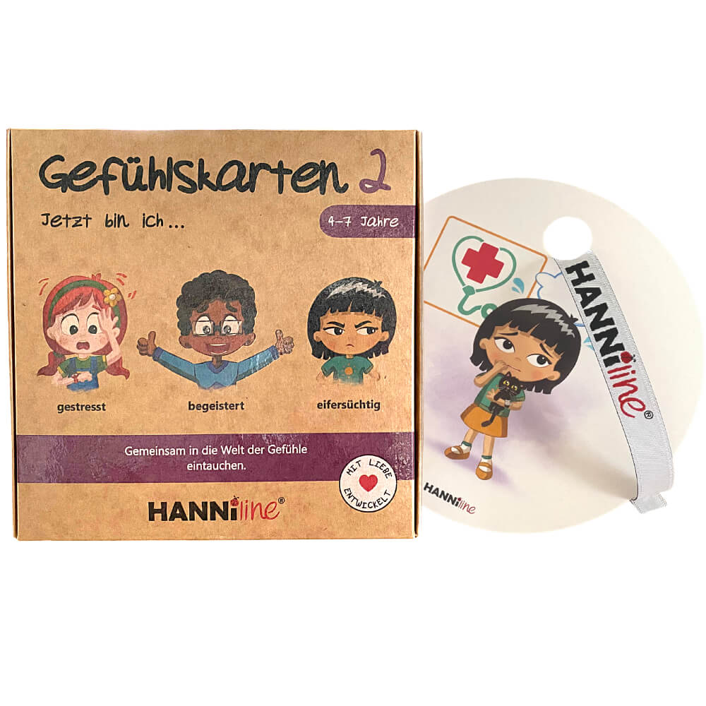 Gefühlskarten Version 2 (4 - 7 Jahre) HANNIline - malmichmunt.com