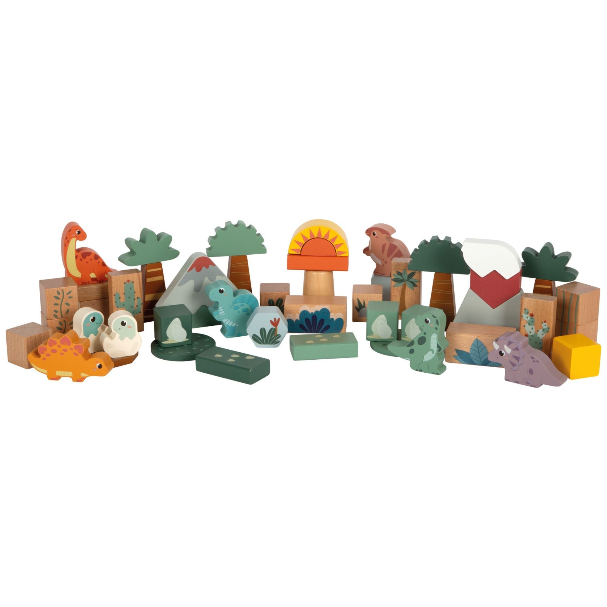Holzbausteine „Dino“ Small foot - malmichmunt.com