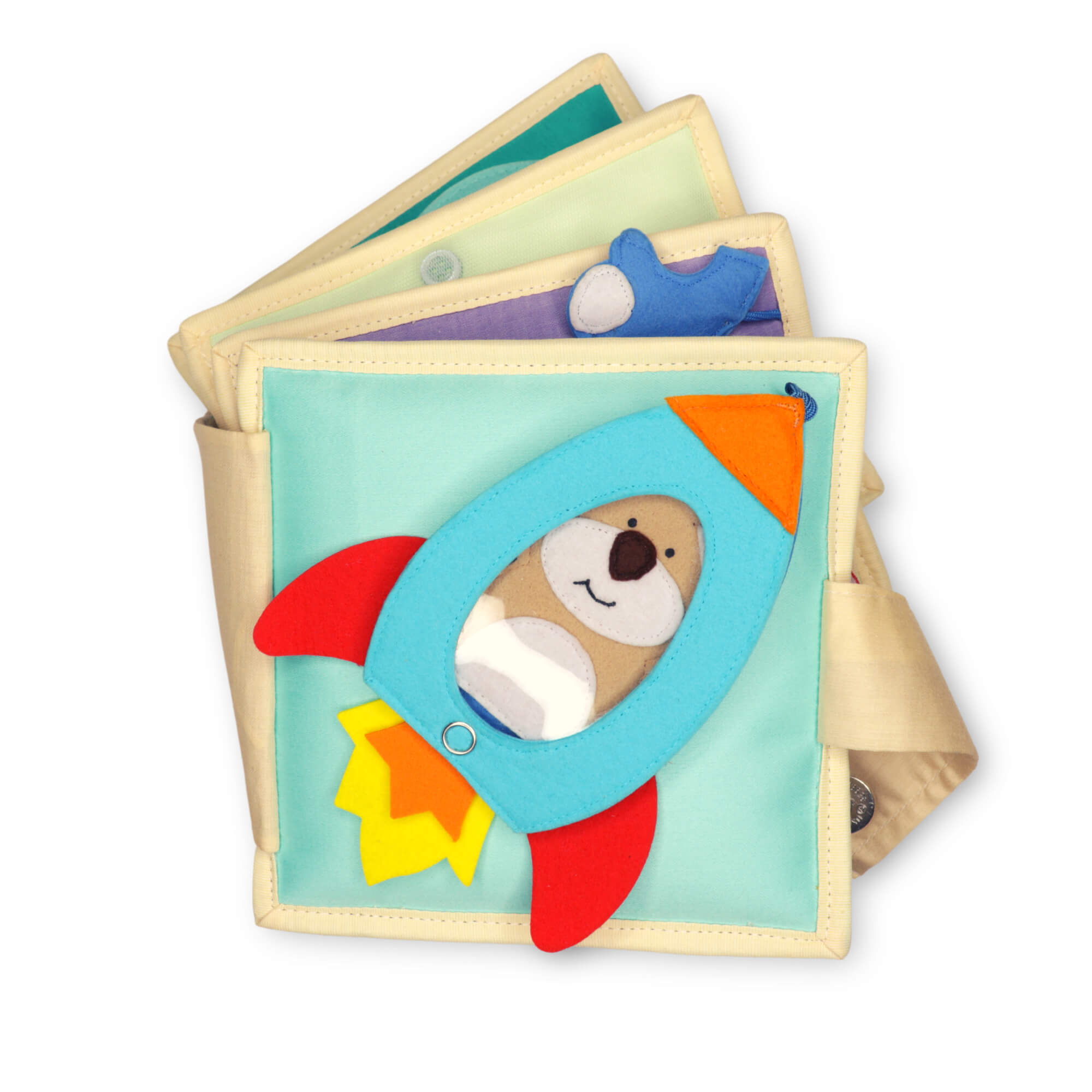 Jolly Design Mini Quiet Book "Autobahn" (ab 2 Jahren) Jolly Designs - malmichmunt.com