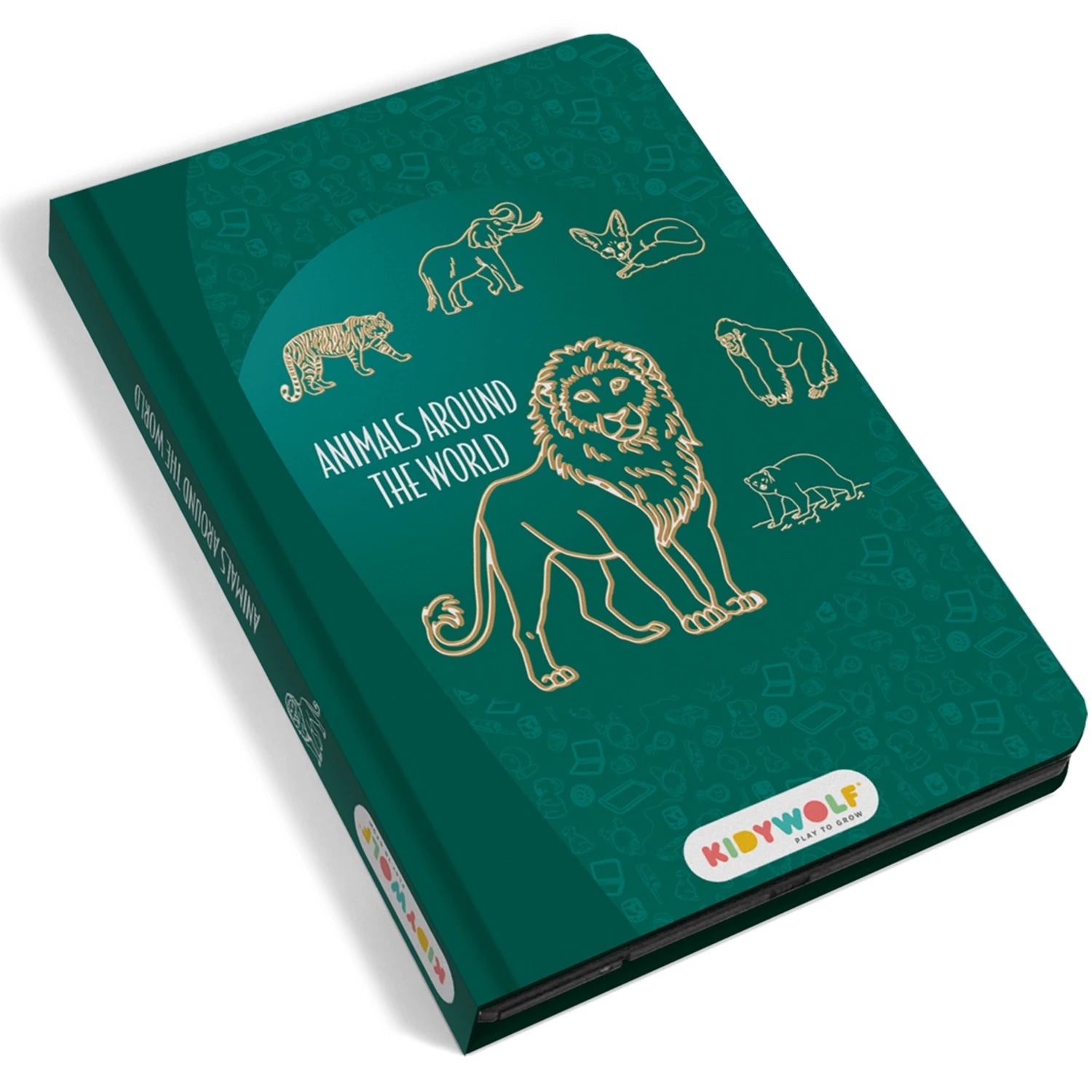Kidywolf Designtafel mini - Wilde Tiere Plus Plus - malmichmunt.com