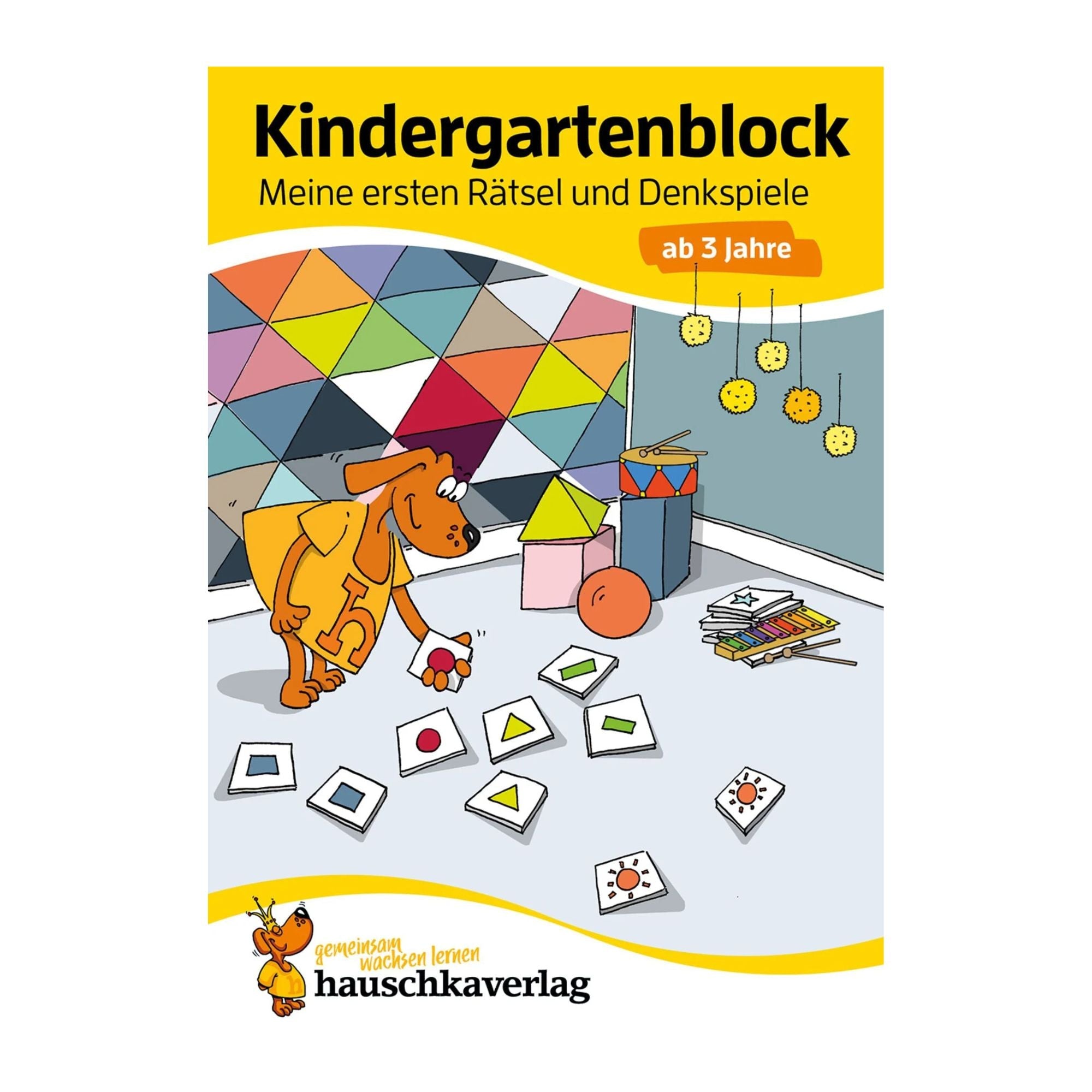 Kindergartenblock – Meine ersten Rätsel und Denkspiele ab 3 Jahre - Nr. 616 Hauschka Verlag - malmichmunt.com