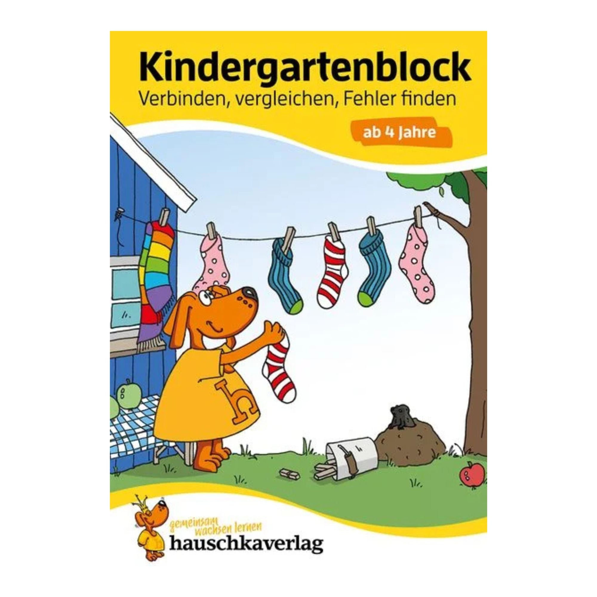 Kindergartenblock – Verbinden, vergleichen, Fehler finden ab 4 Jahre - Nr. 622 Hauschka Verlag - malmichmunt.com