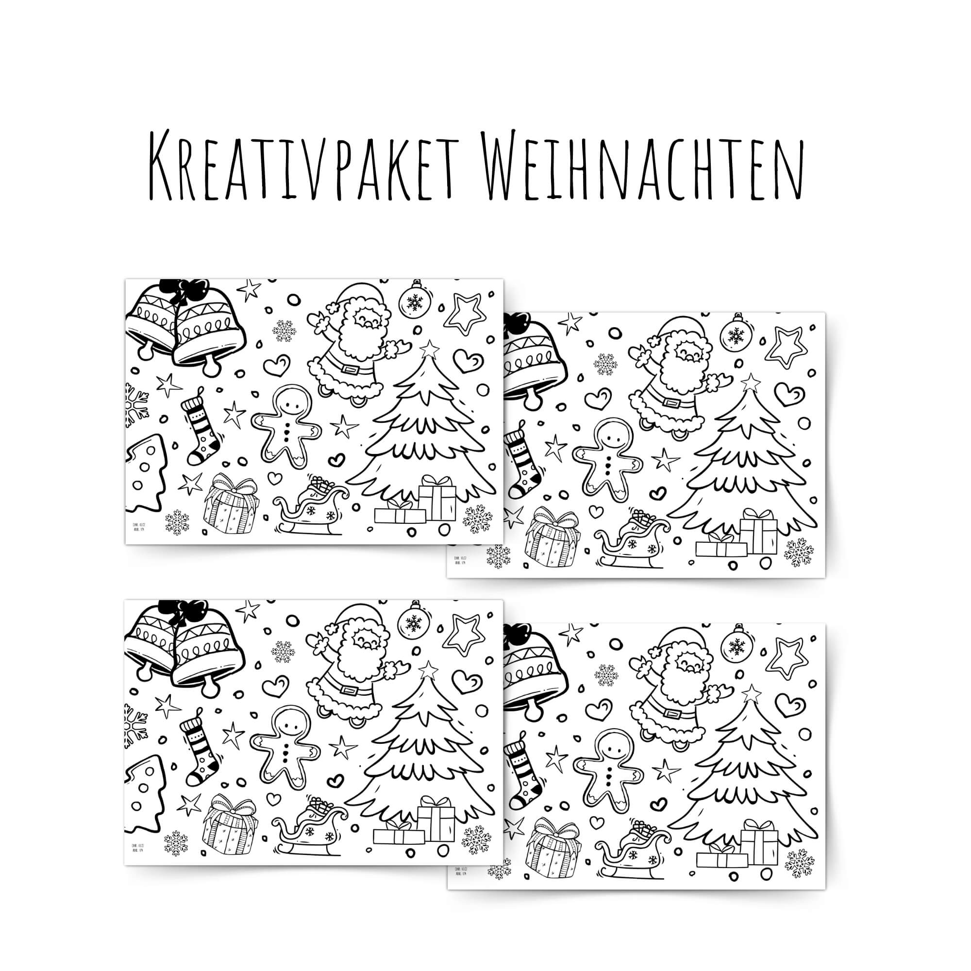 Kleine Maldecke Mix - Paket Weihnachten Jeka - malmichmunt.com