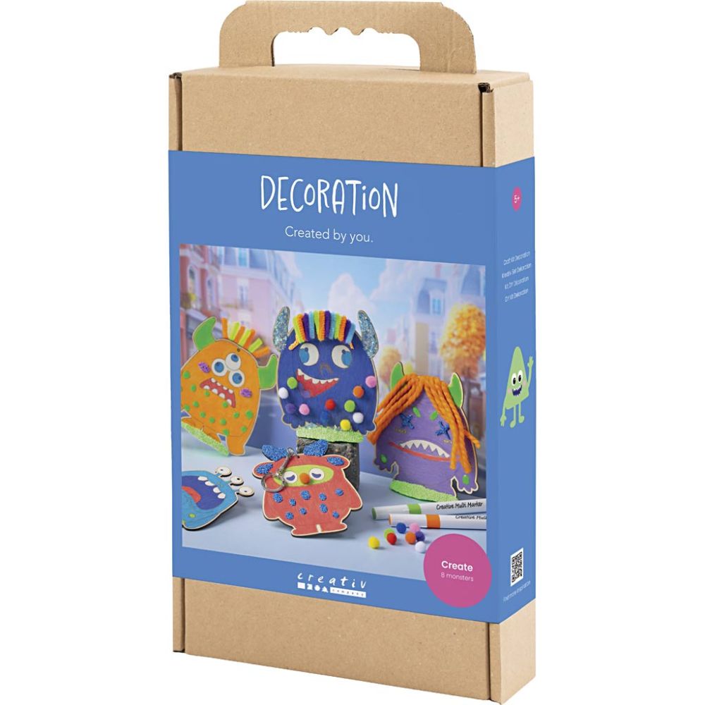 Kreativ Set Dekoration – Lustige Monster basteln für Kinder Creativ Company - malmichmunt.com