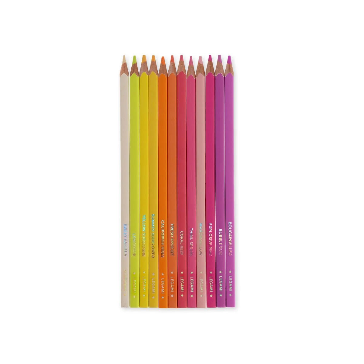 Legami 12 Buntstifte - Live colourfully Sunset Palette Legami - malmichmunt.com