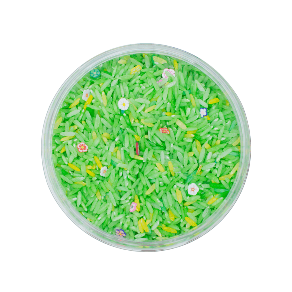 Leukmetletters - Sensorik Spielreis – Frühlingsmischung Leukmetletters - malmichmunt.com