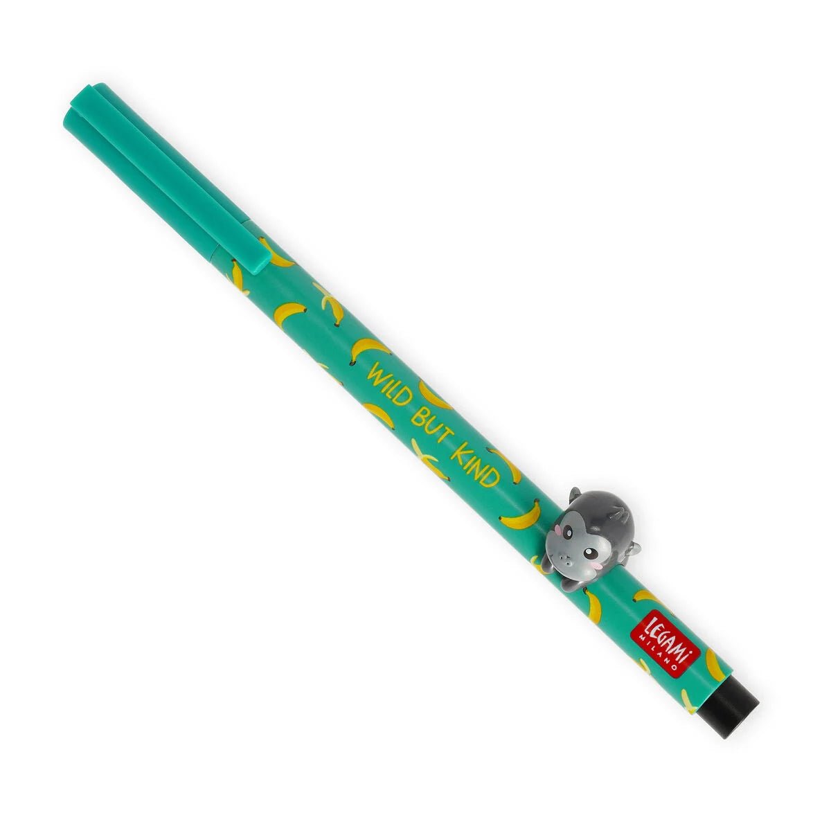 Lovely Friends Stift mit Deko-Tierchen Gorilla „Wild but Kind“ Legami - malmichmunt.com