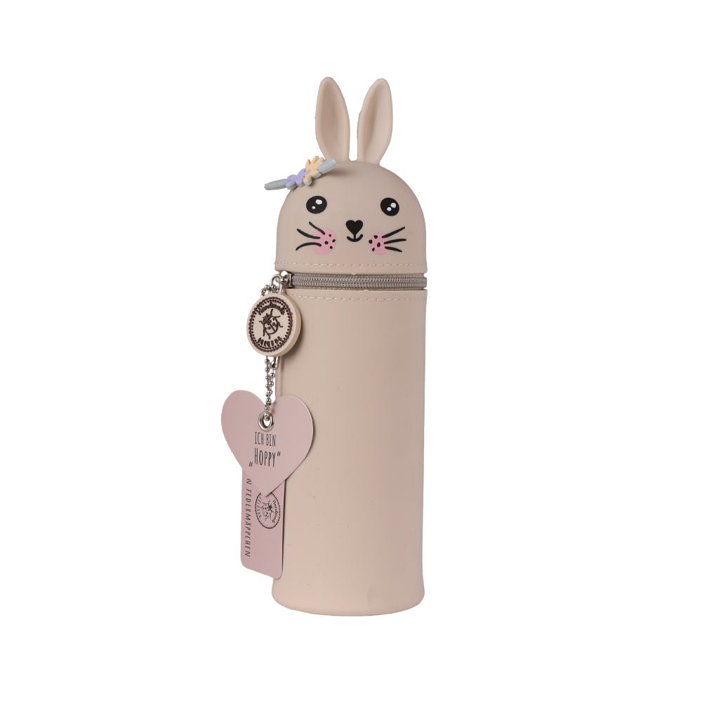 Lulubug Lustiges Tiermäppchen aus Silikon Hase „Hoppy“ Bell Trade - malmichmunt.com