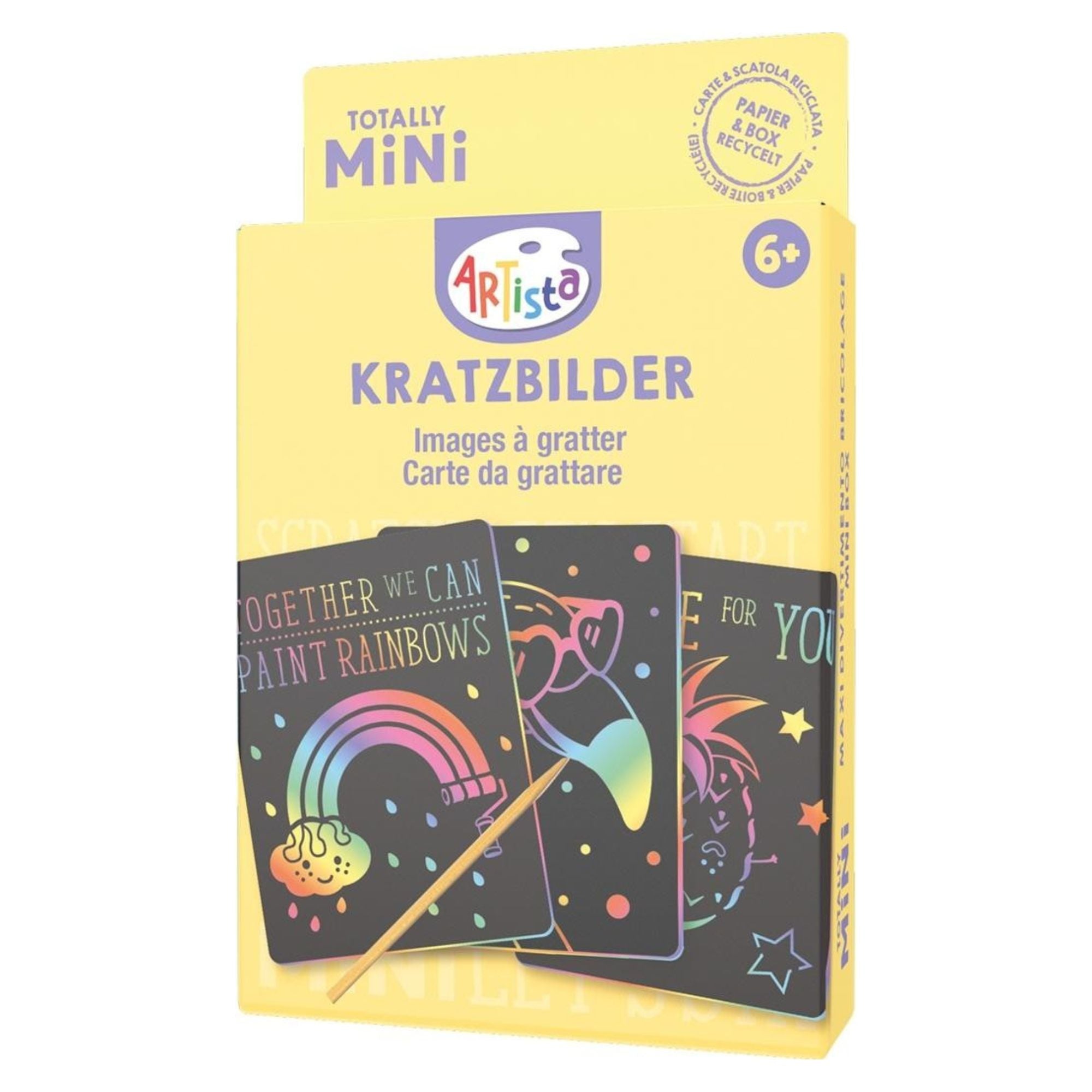 Mini Bastelset Kratzbilder Artista - malmichmunt.com