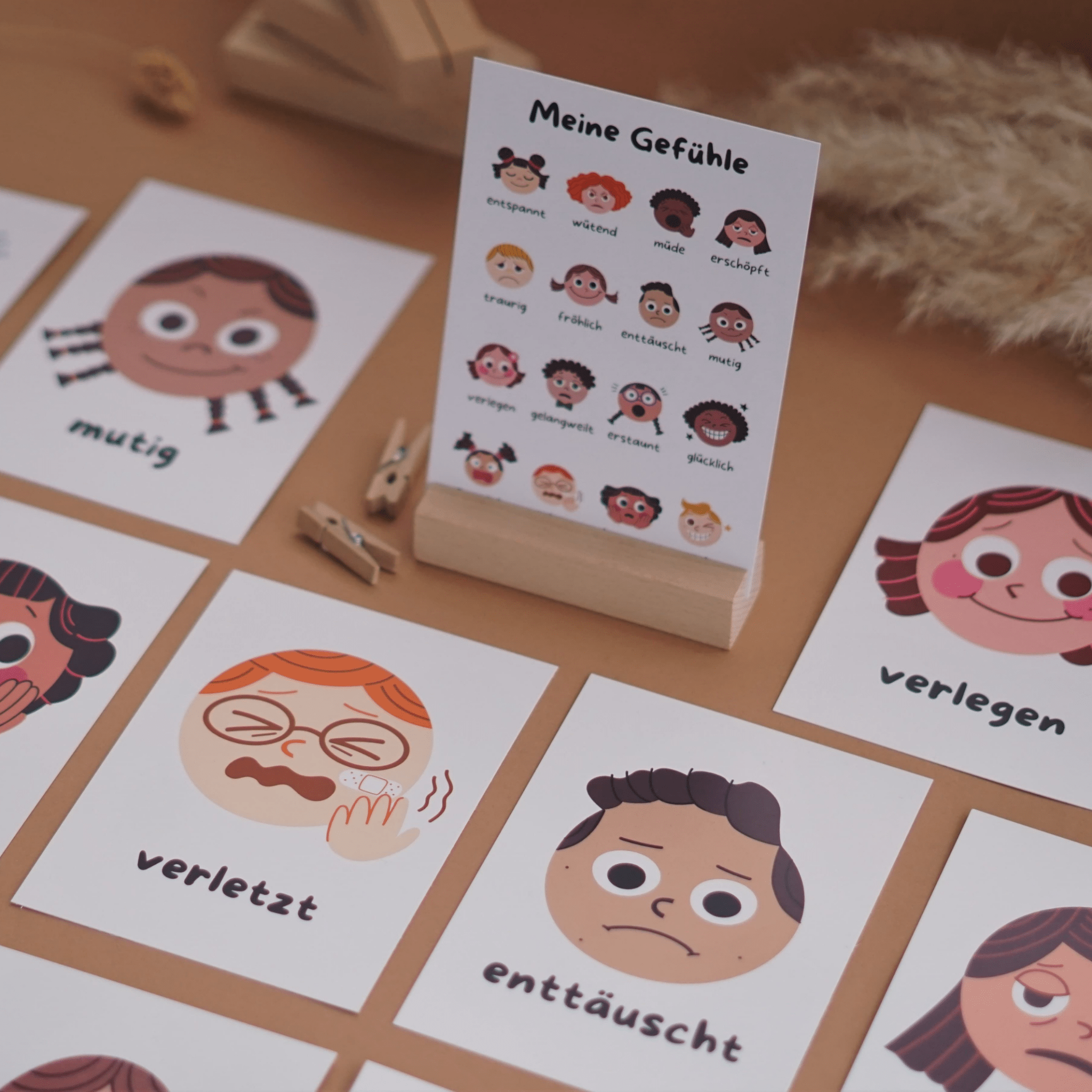 Modern Kids Art - Meine Gefühlskarten Set für Kinder Modern Kids Art - malmichmunt.com