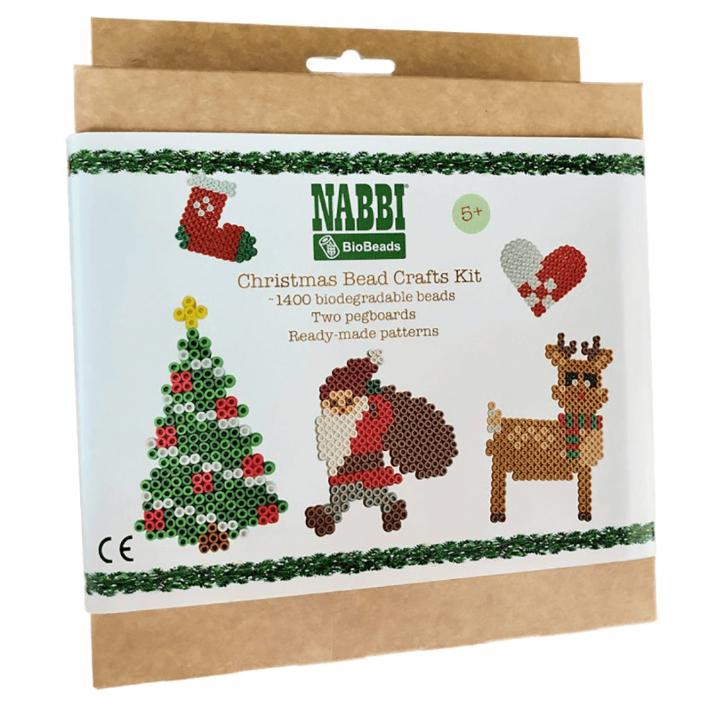 Nabbi Bio Bügelperlen Set Santa Claus Kit Nabbi - malmichmunt.com