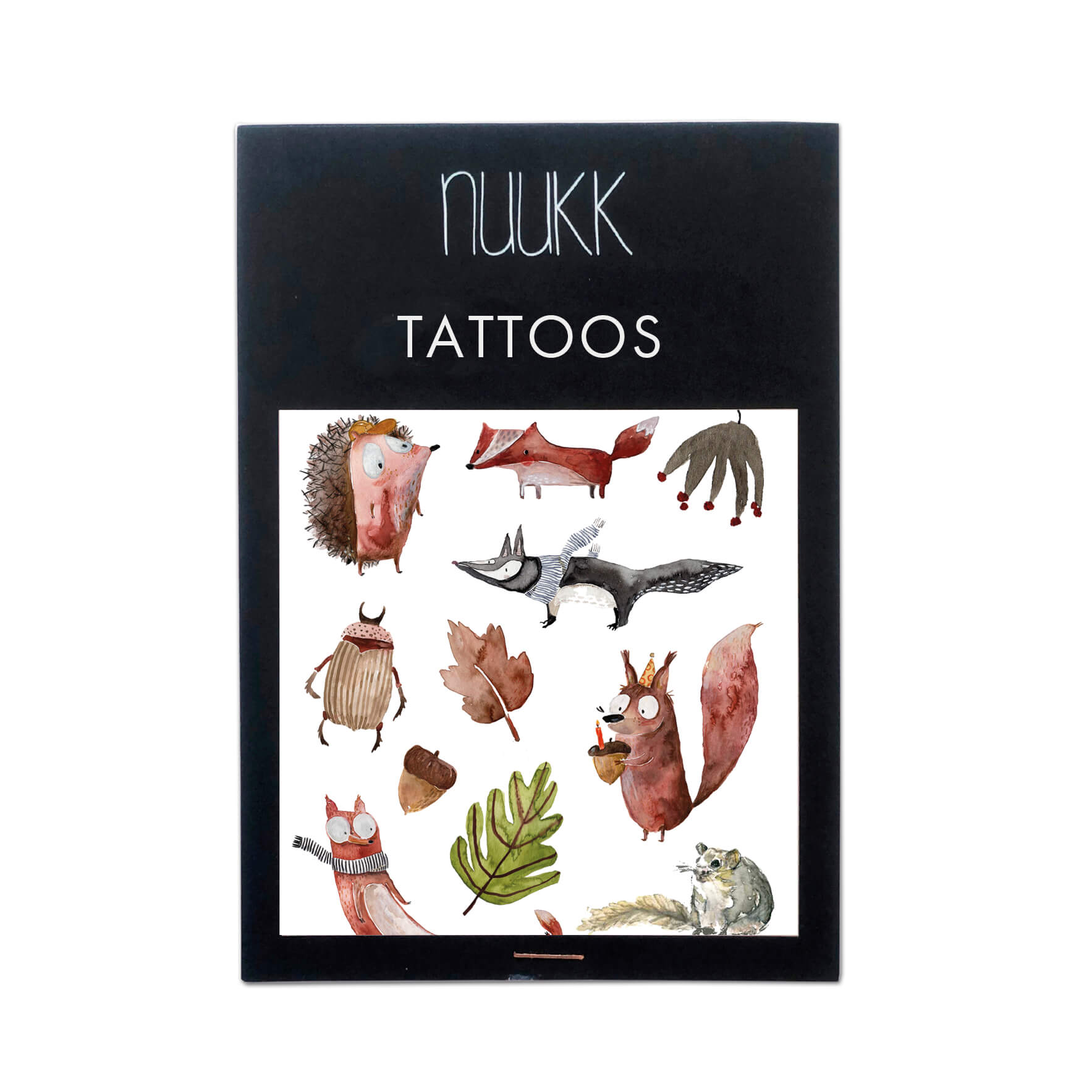 Nuukk Kindertattoo Herbstwald Nuukk - malmichmunt.com
