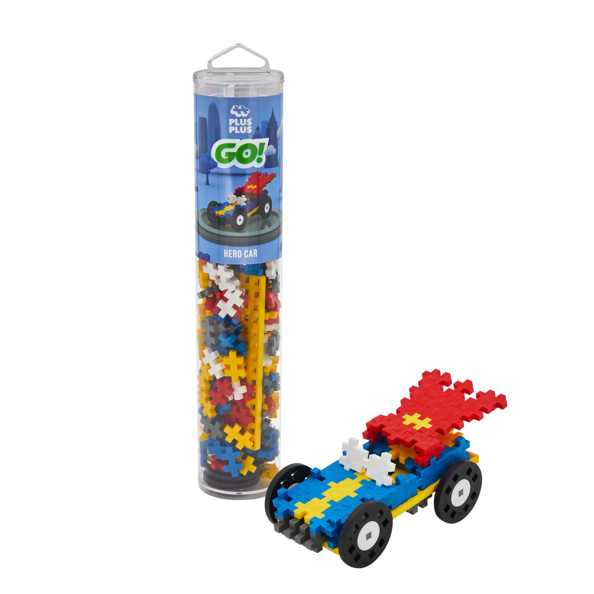 Plus-Plus 200 Kreativ Bausteine GO! Auto Hero Plus Plus - malmichmunt.com