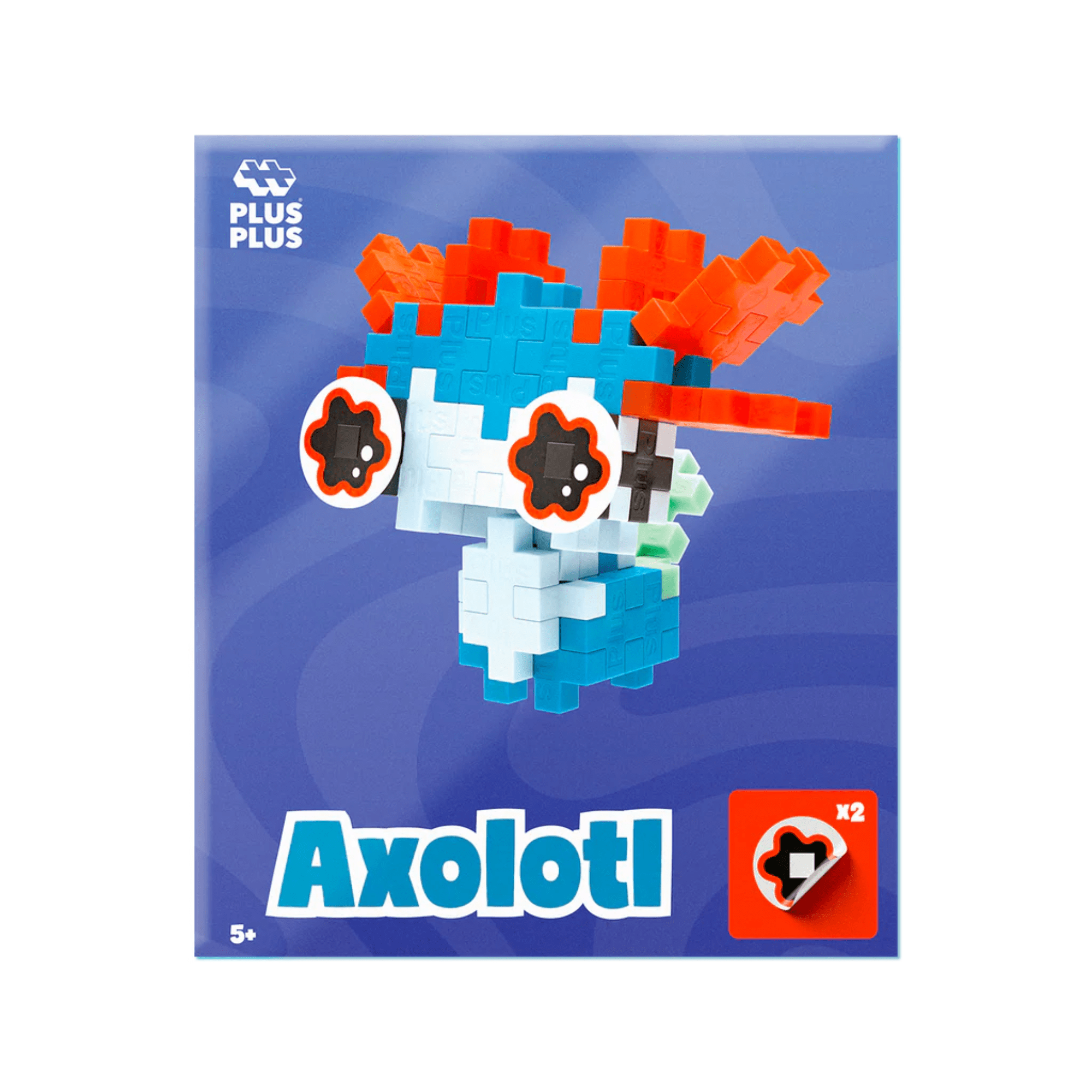 Plus - Plus Kreativ Bausteine Haustiere - Axolotl (blau) Plus Plus - malmichmunt.com