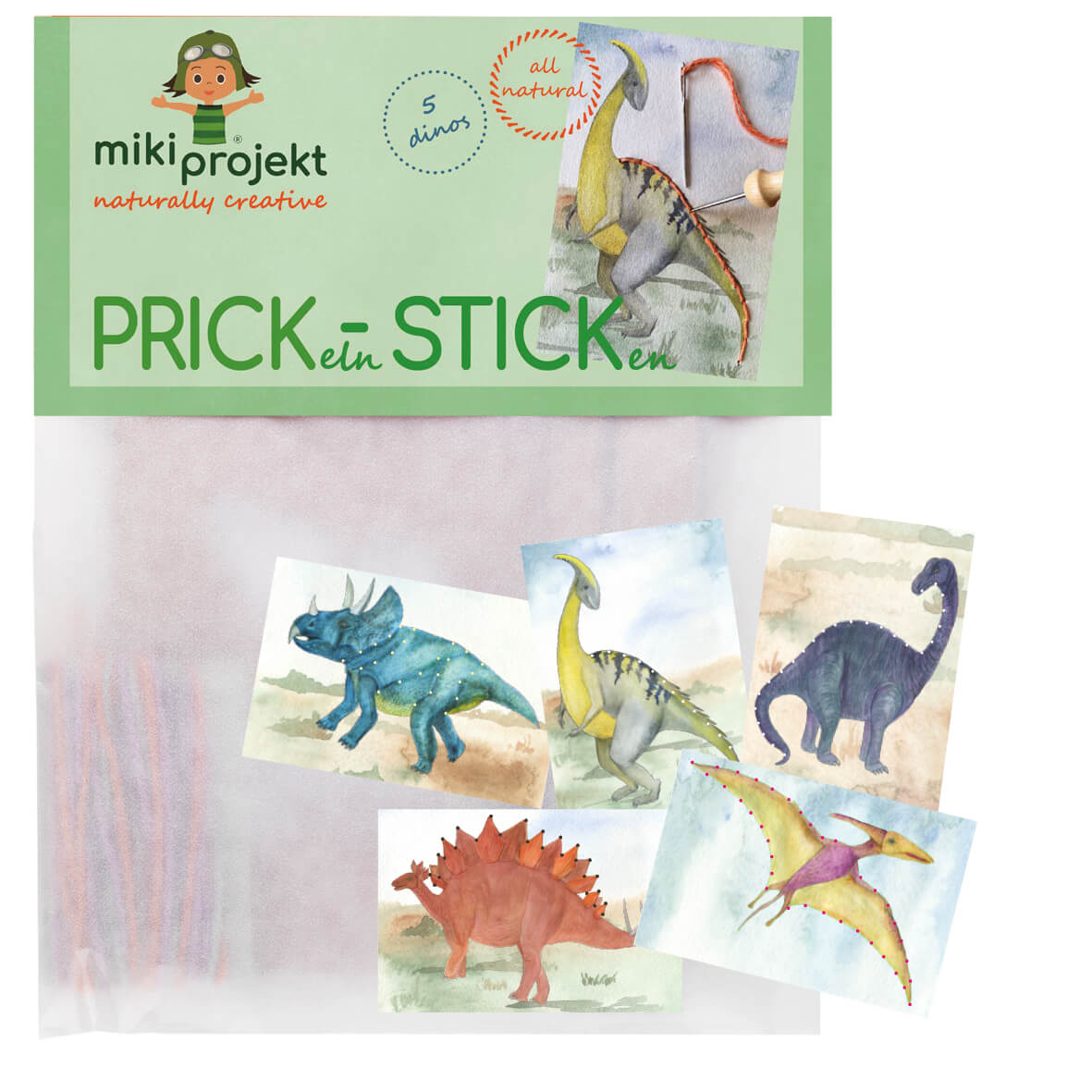 Prick - Stick - Set Dinos Mikiprojekt - malmichmunt.com