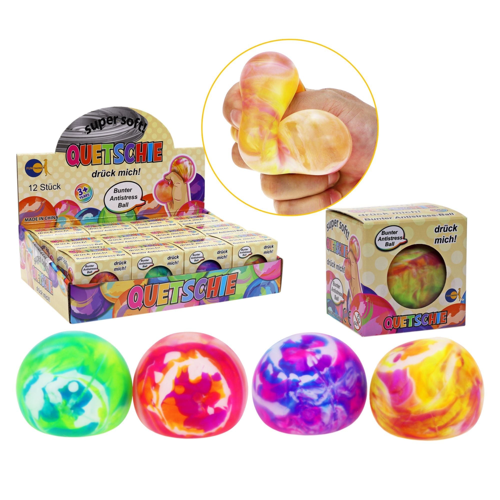 Quetschie Ball - Antistressball super soft Funtrading - malmichmunt.com