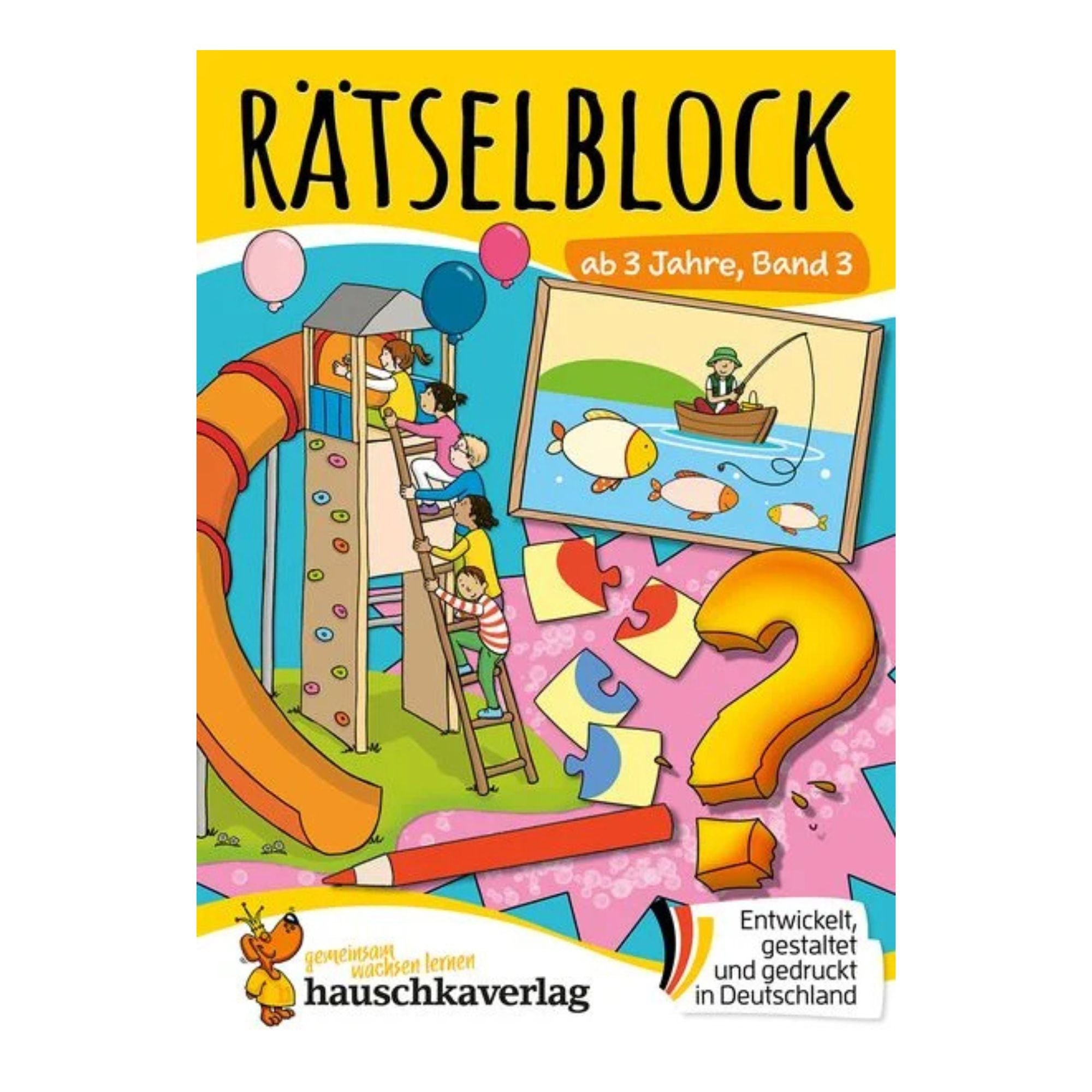 Rätselblock ab 3 Jahre, Band 3 - Nr. 654 Hauschka Verlag - malmichmunt.com