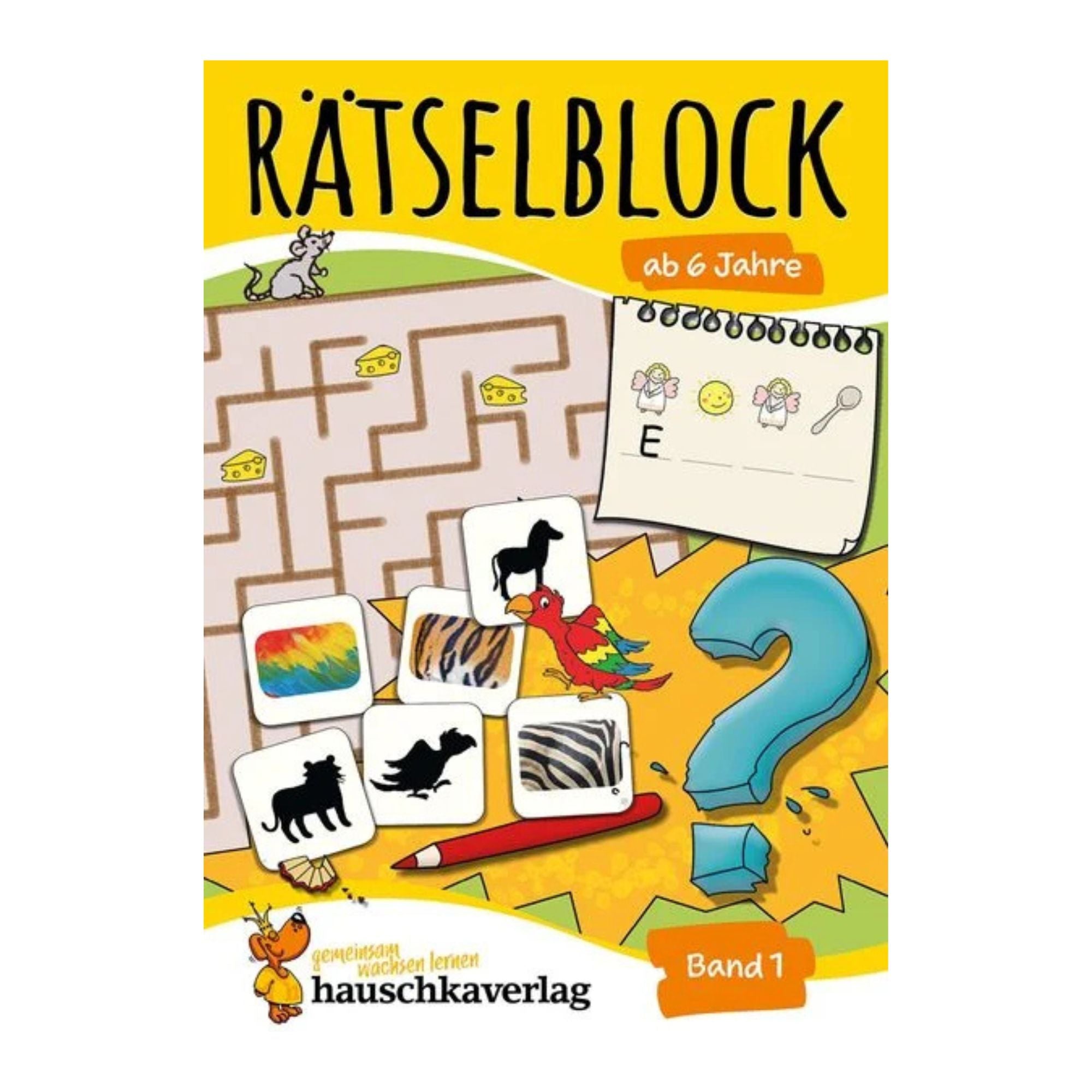 Rätselblock ab 6 Jahre, Band 1 - Nr. 631 Hauschka Verlag - malmichmunt.com