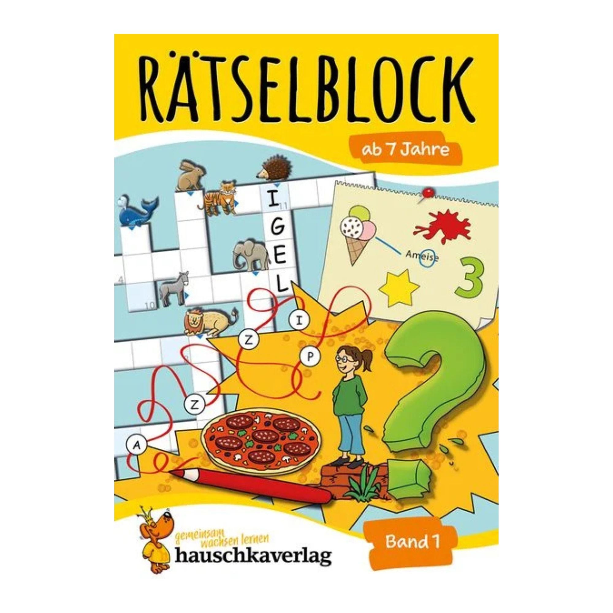 Rätselblock ab 7 Jahre, Band 1 - Nr. 632 Hauschka Verlag - malmichmunt.com