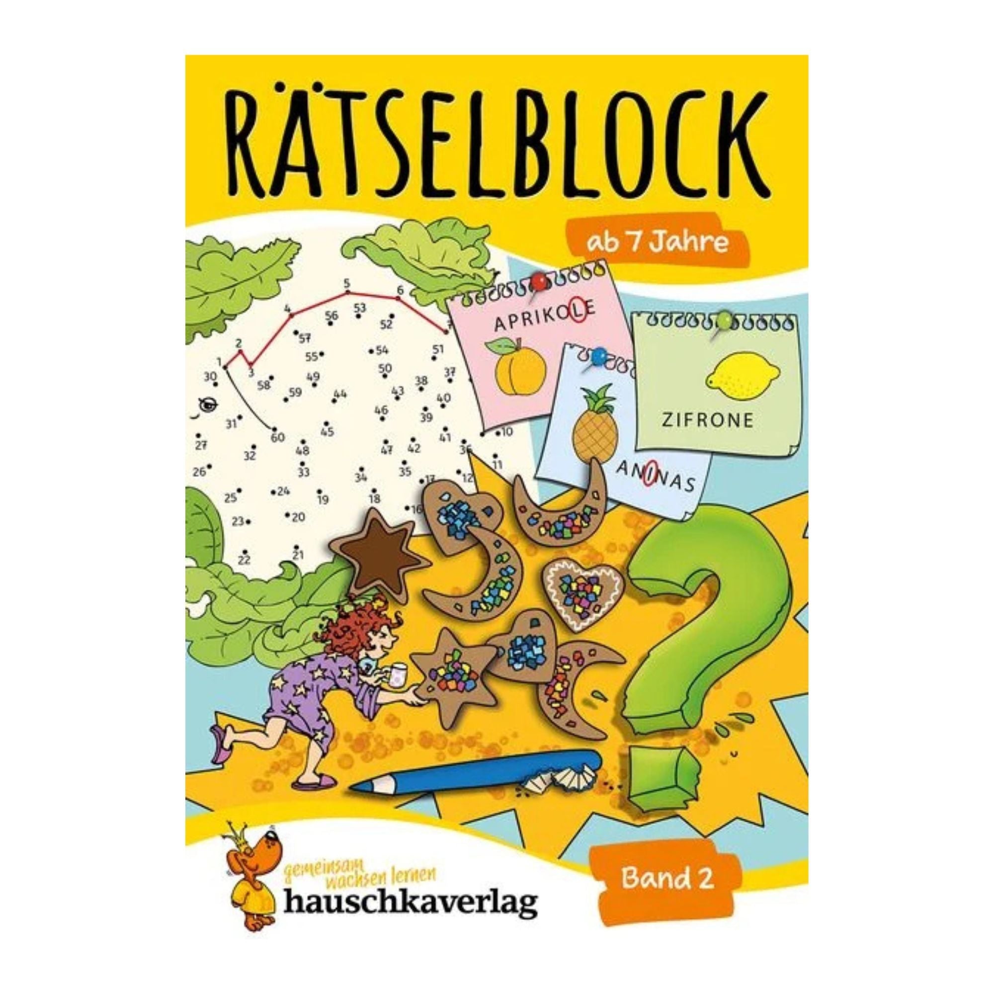 Rätselblock ab 7 Jahre, Band 2 - Nr. 638 Hauschka Verlag - malmichmunt.com