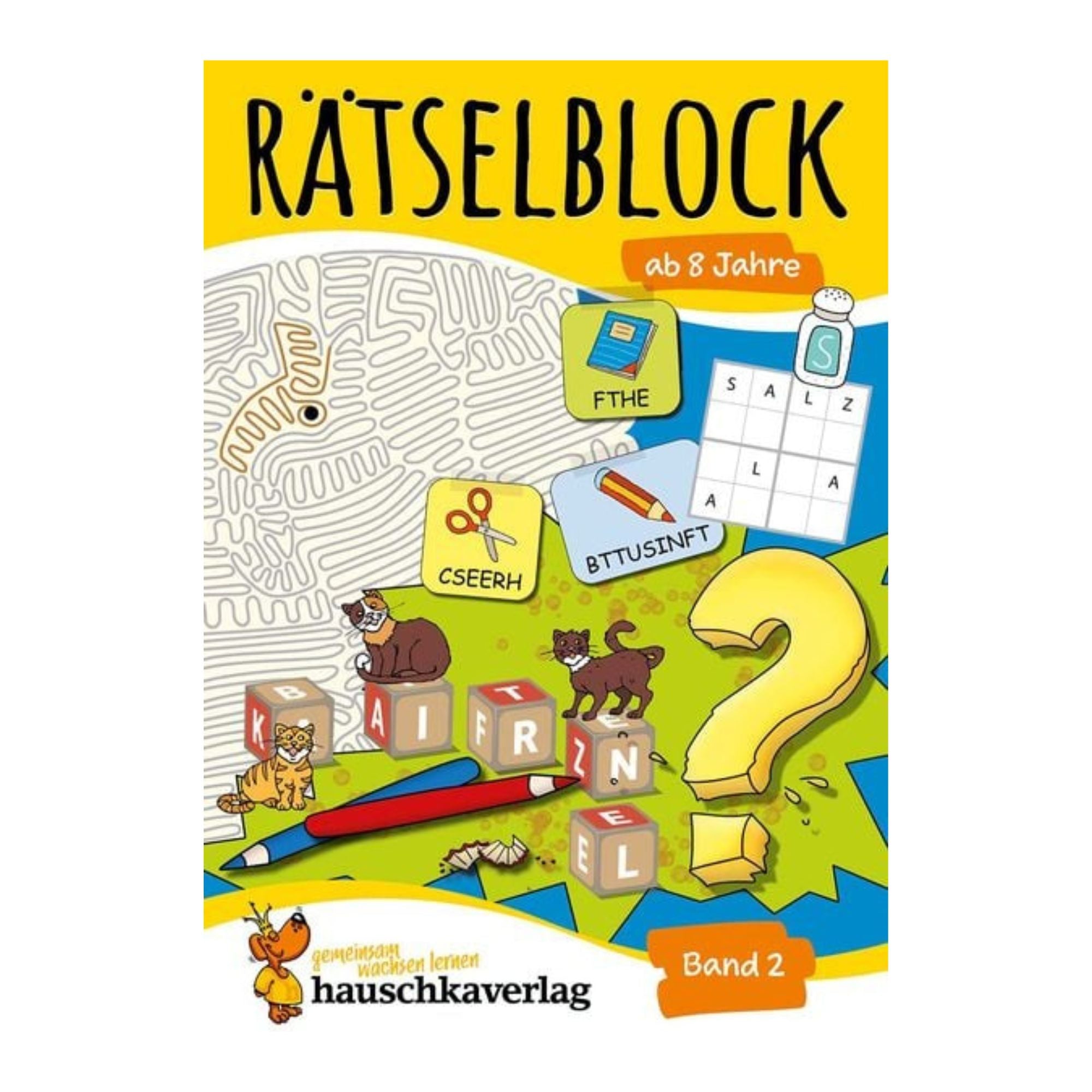 Rätselblock ab 8 Jahre, Band 2 - Nr. 639 Hauschka Verlag - malmichmunt.com