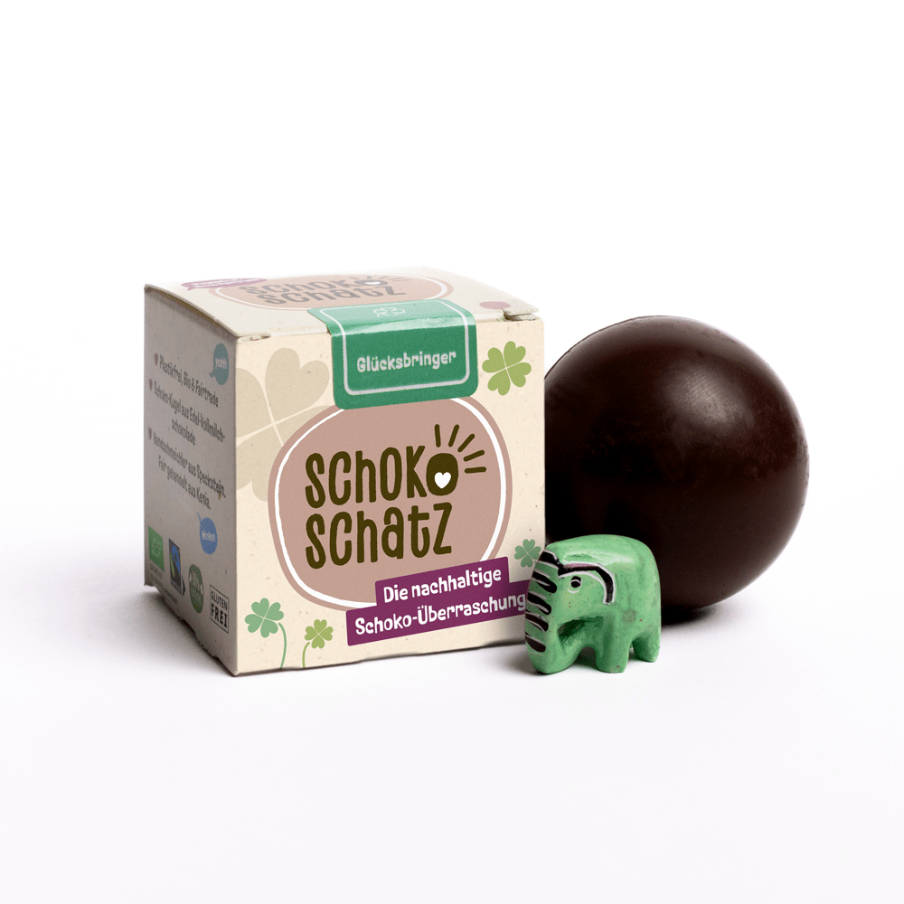Schokokugel mit Überraschung - "Glücksbringer" für Ostern SchokoSchatz e.K. - malmichmunt.com