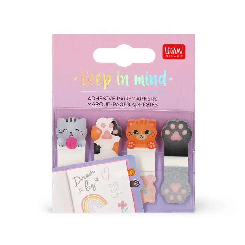 Selbstklebende Seitenmarkierungen Keep in Mind - Kitty Legami - malmichmunt.com