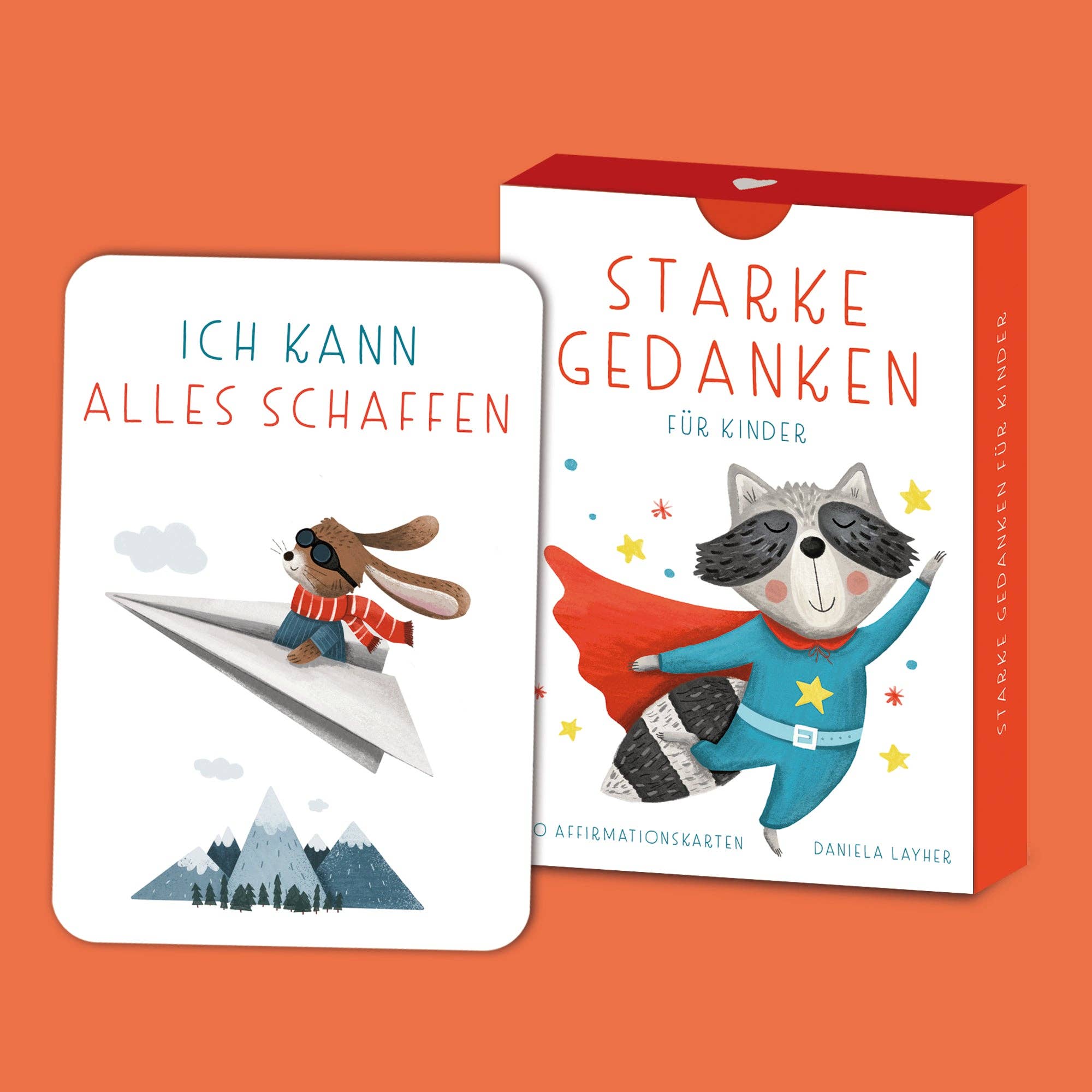 Starke Gedanken – Affirmationskarten für Kinder Rüsselfuchs - malmichmunt.com