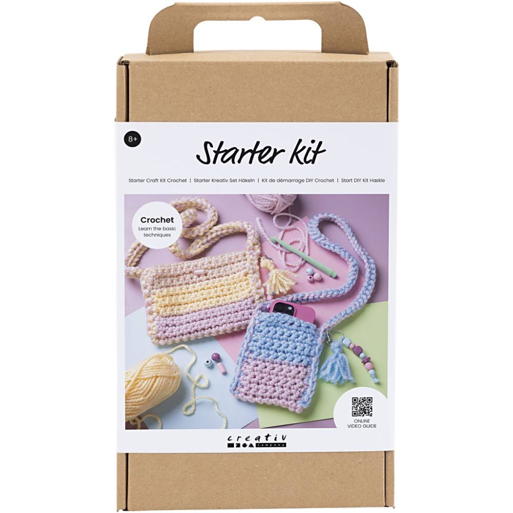 Starter Kreativ Set Häkeln – Stylische Taschen selber häkeln Creativ Company - malmichmunt.com