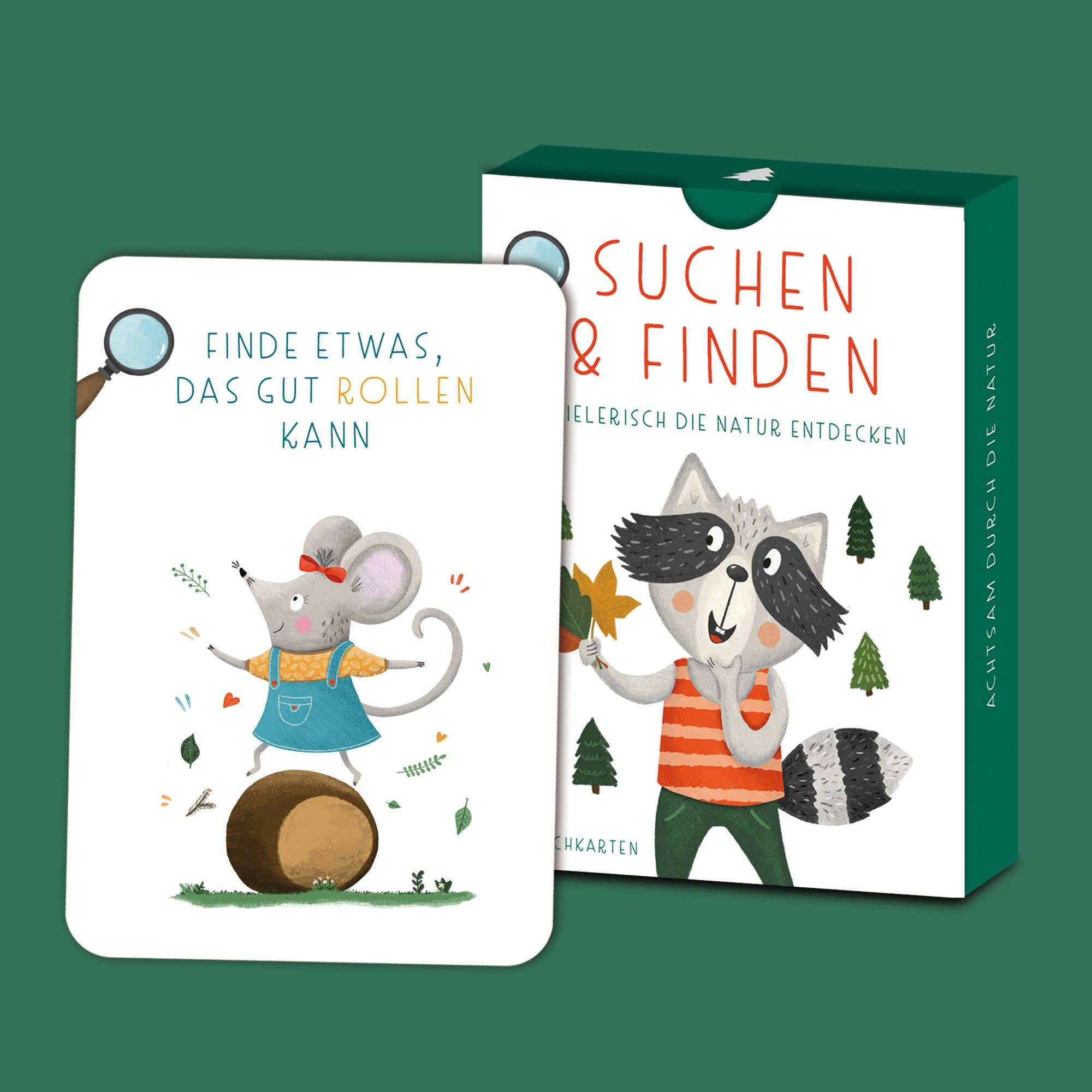 Suchen & Finden – Entdeckerkarten für Kinder Rüsselfuchs - malmichmunt.com