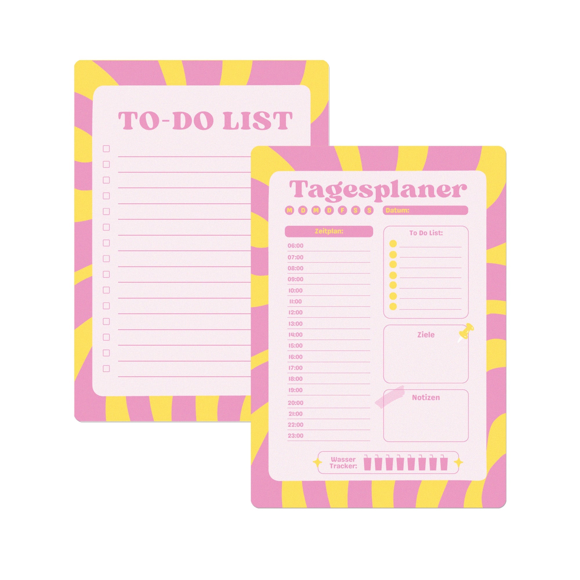 Tagesplaner & To - Do List - Pink Jeka - malmichmunt.com