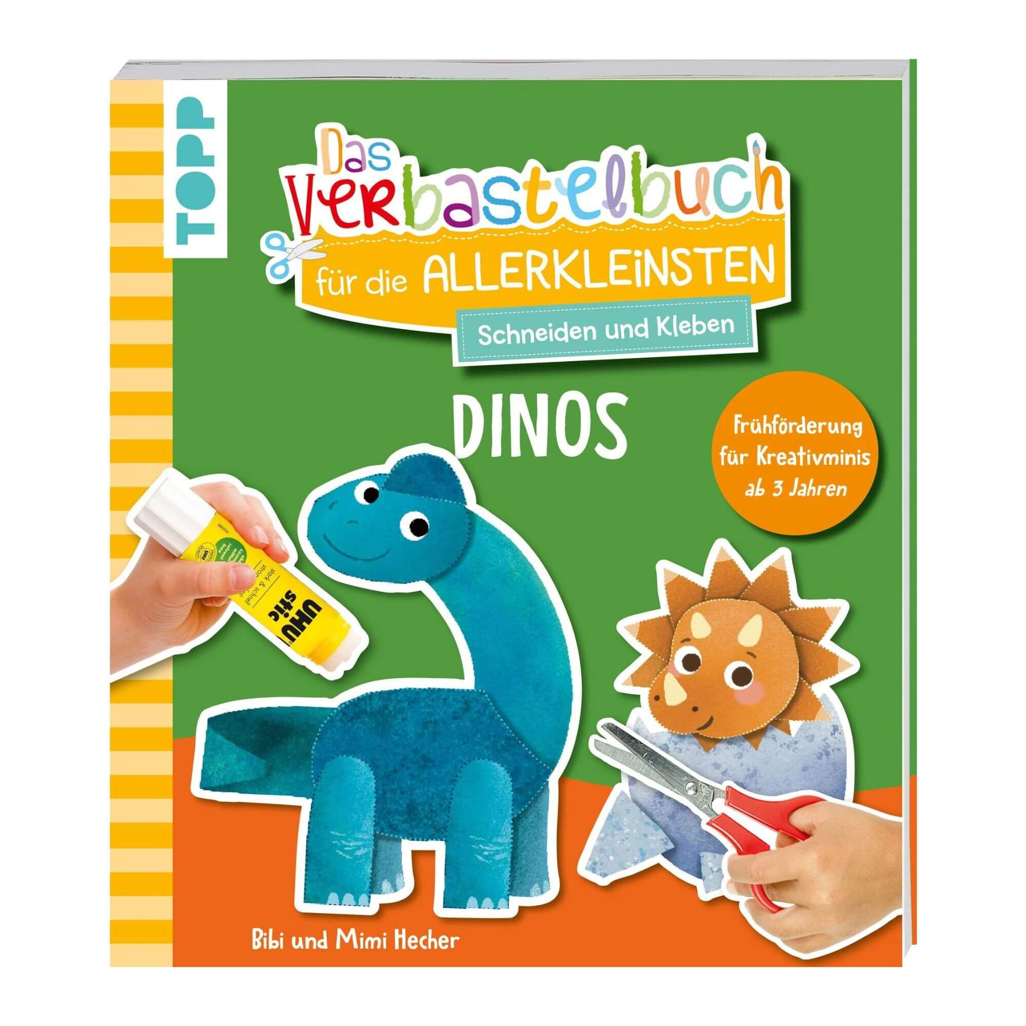 Verbastelbuch für die Allerkleinsten: Dinos TOPP Verlag - malmichmunt.com