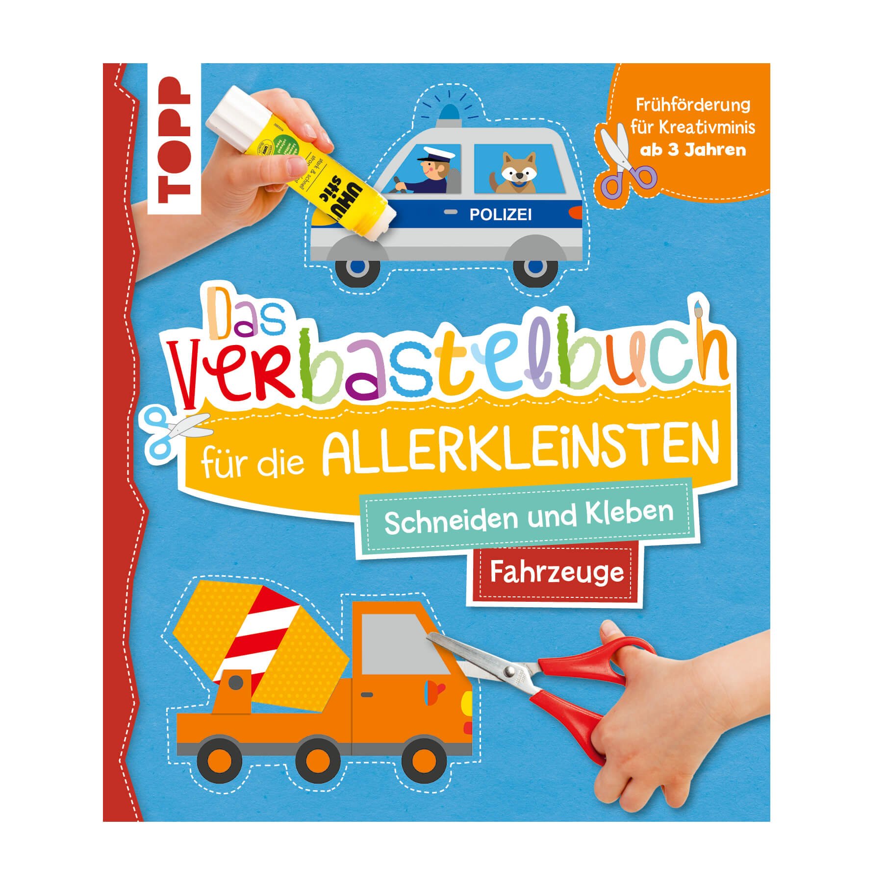 Verbastelbuch für die Allerkleinsten: Fahrzeuge TOPP Verlag - malmichmunt.com