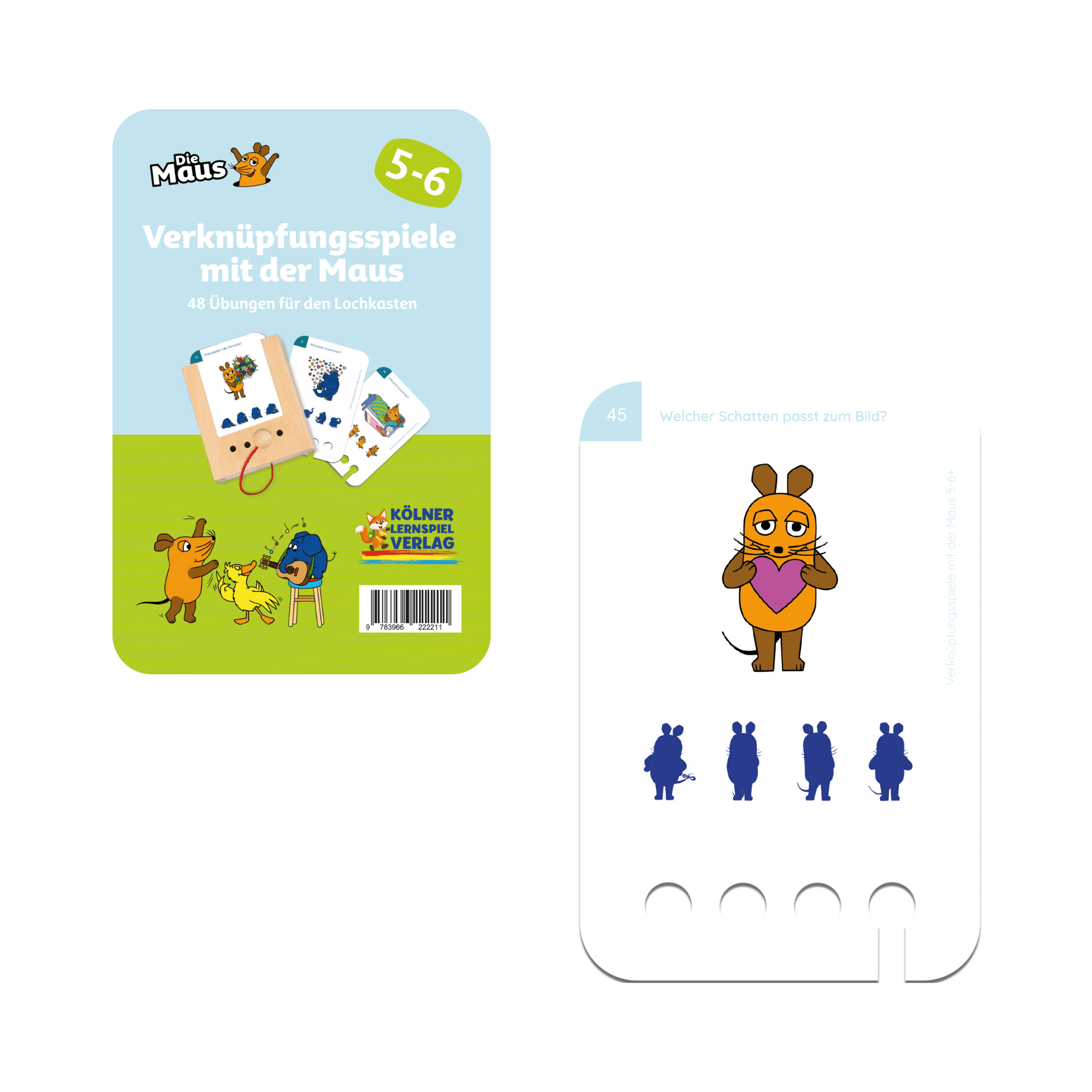 Verknüpfungsspiele mit der Maus 5 - 6+ - Übungen für den Lochkasten Lernspielverlag - malmichmunt.com