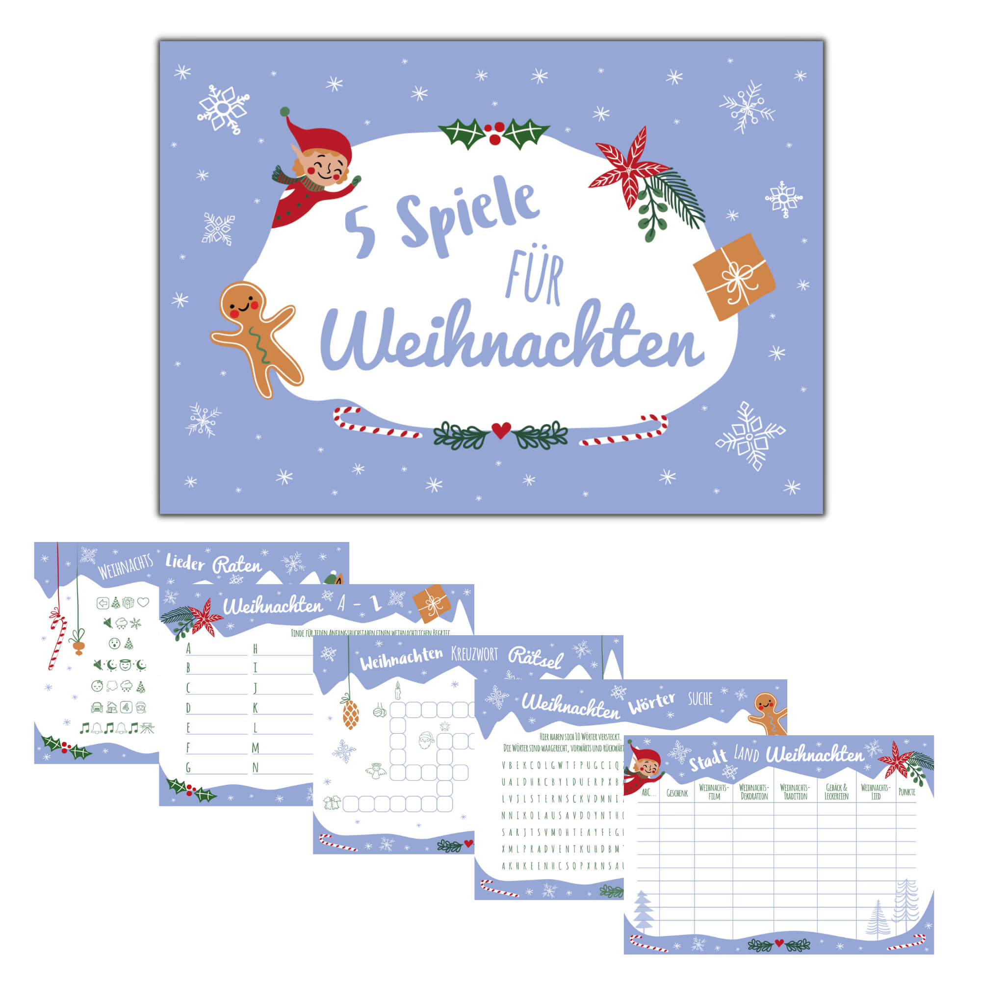 Weihnachtsspiele - Set Elf Jeka - malmichmunt.com